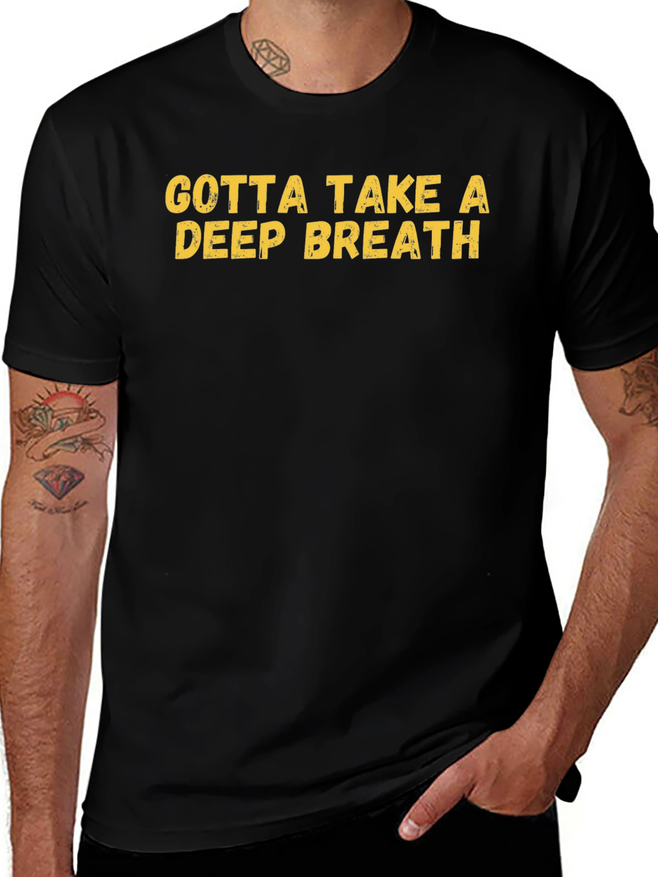 Gotta Take a Deep Breath Graphic T-Shirt