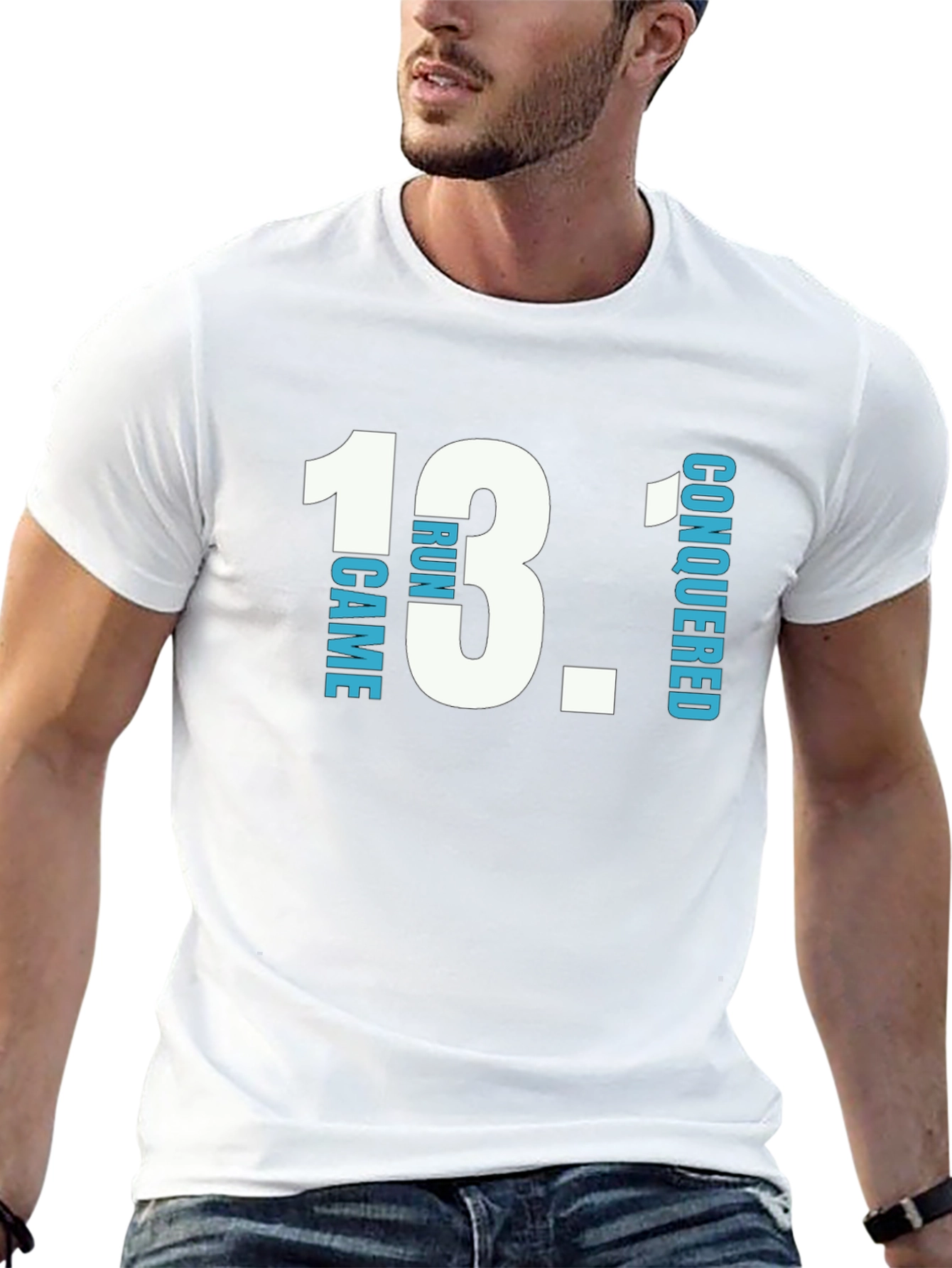 13.1 Marathon Black Graphic Tee
