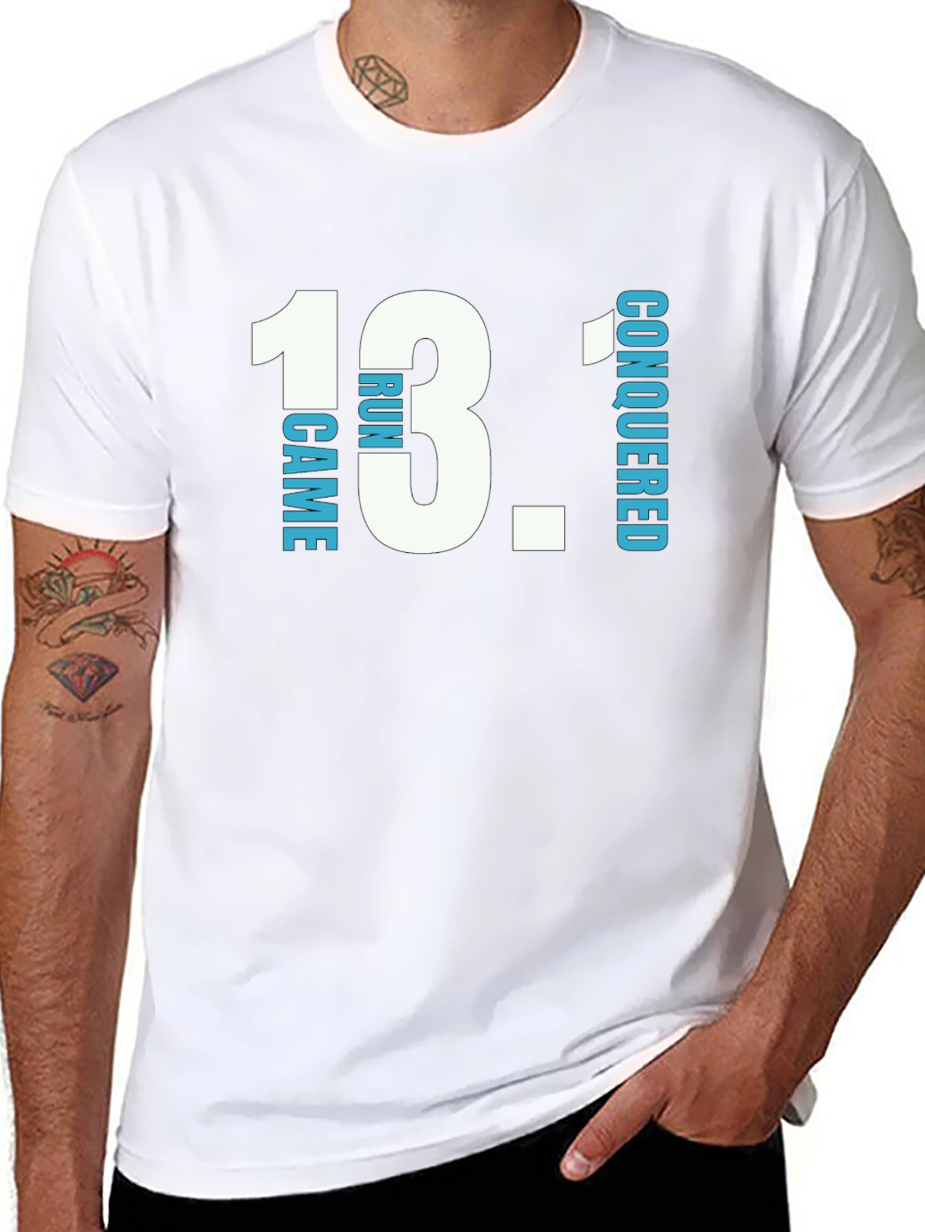 13.1 Marathon Black Graphic Tee