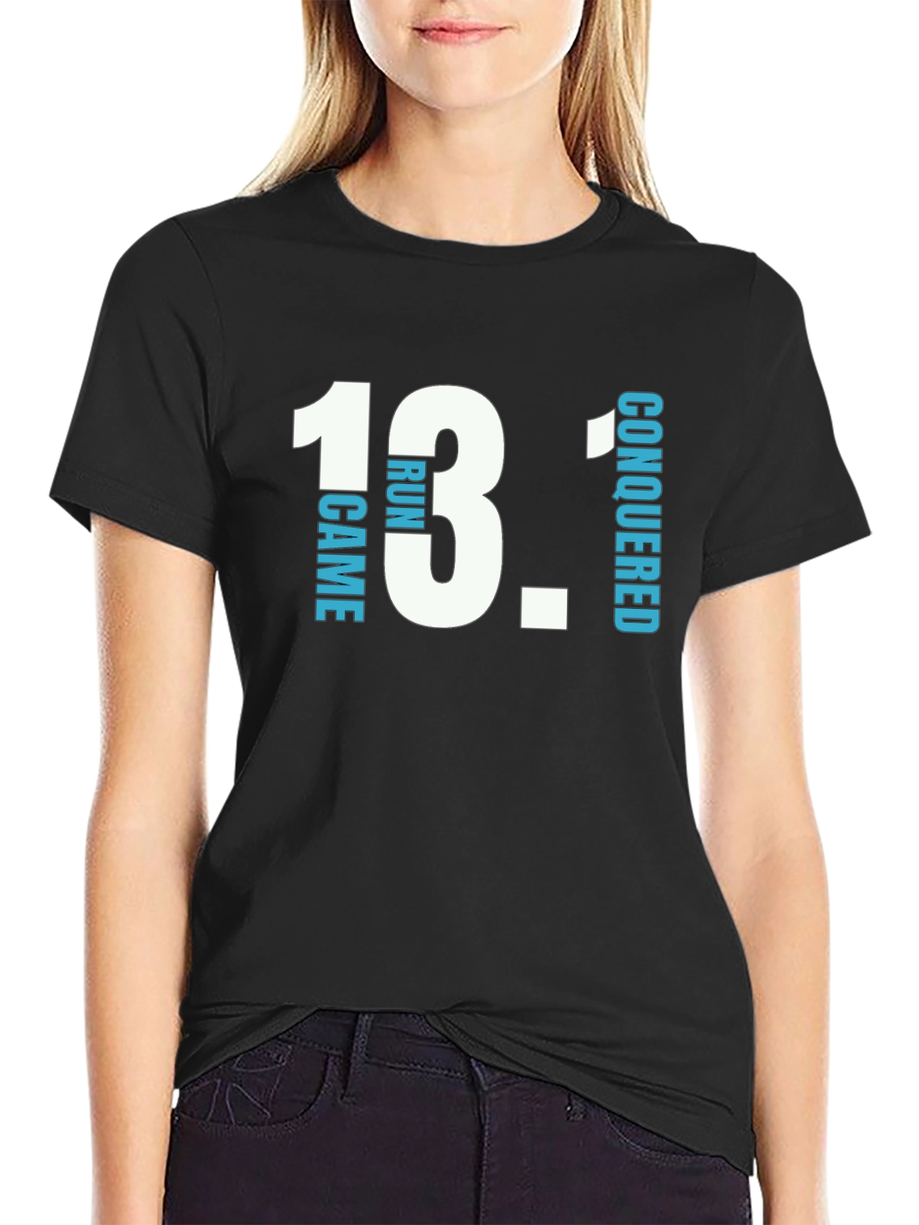 13.1 Marathon Black Graphic Tee