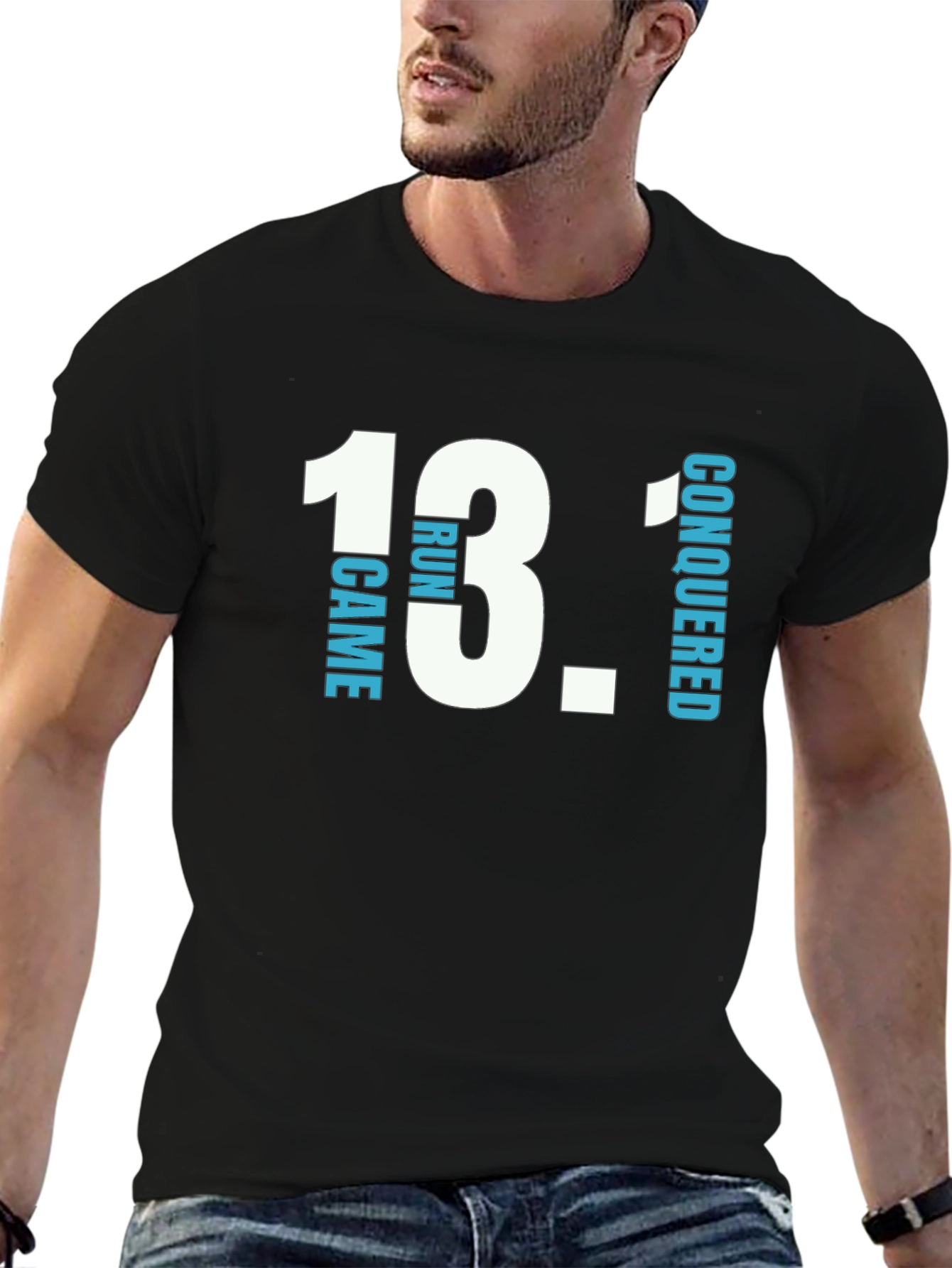13.1 Marathon Black Graphic Tee