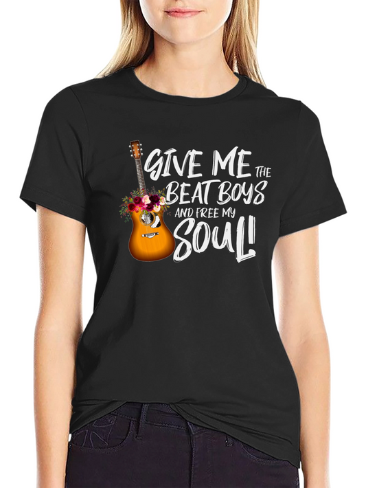Give Me The Beat Boys Guitar Graphic T-Shirt