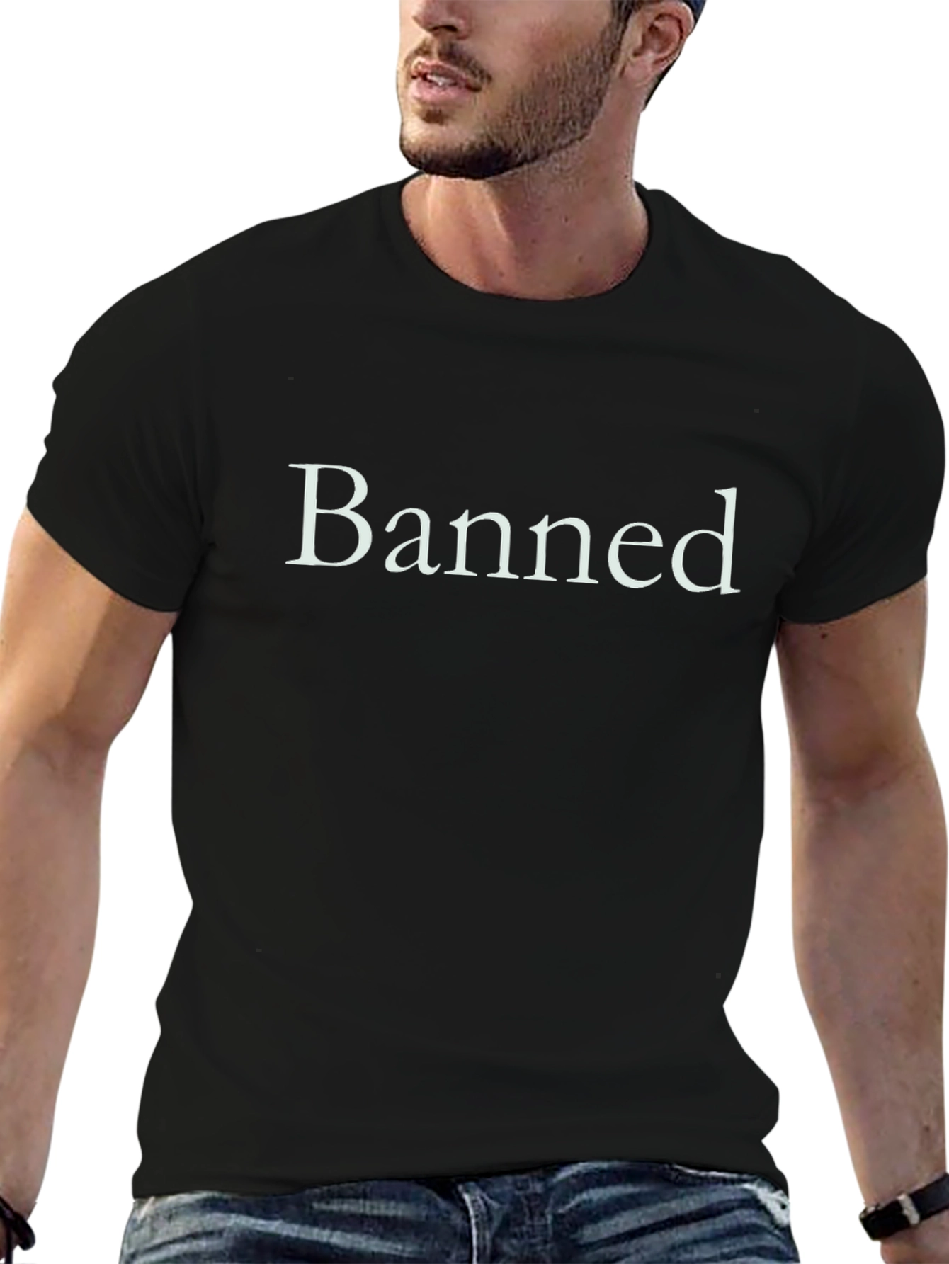 Banned Graphic Tee - Casual Style