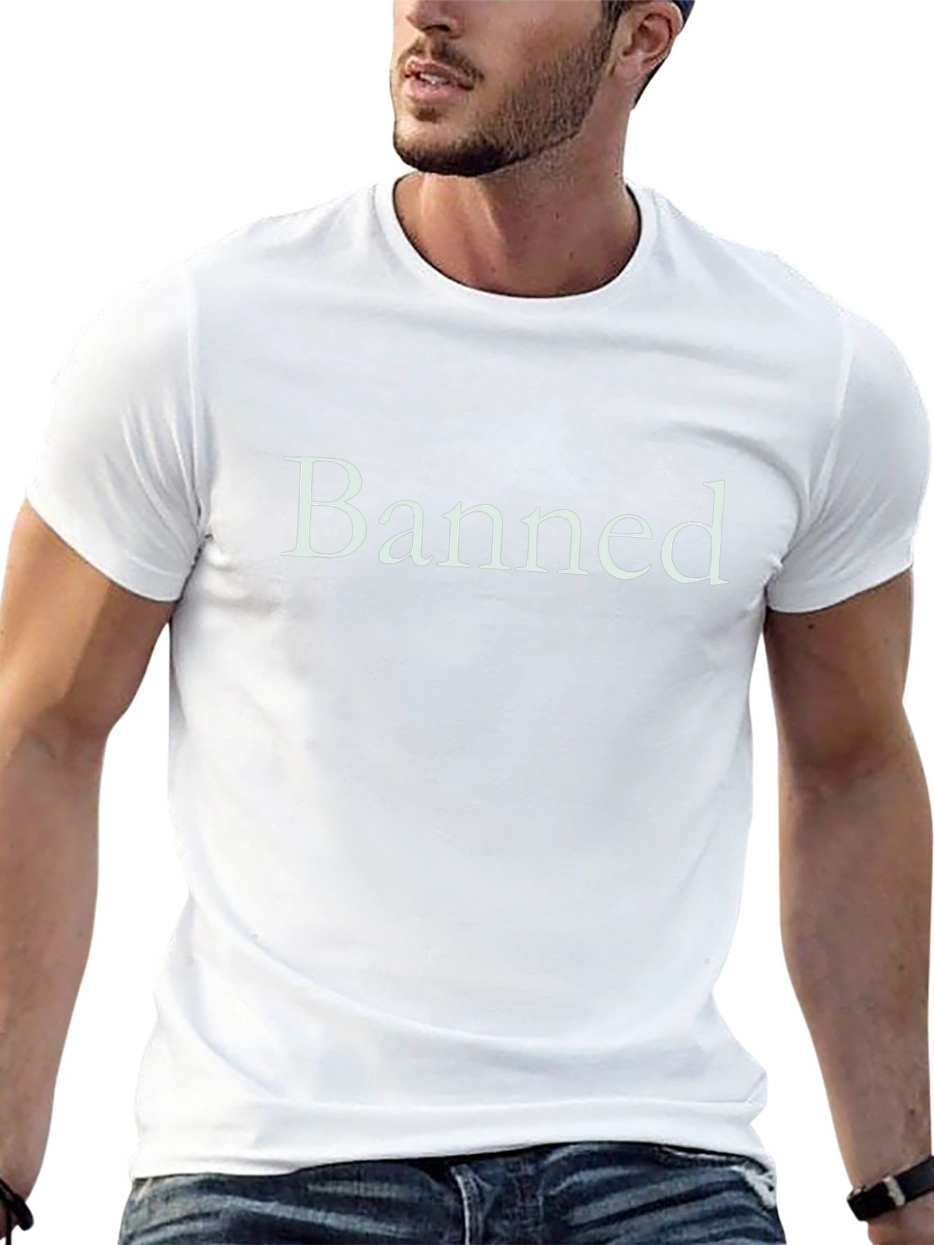 Banned Graphic Tee - Casual Style