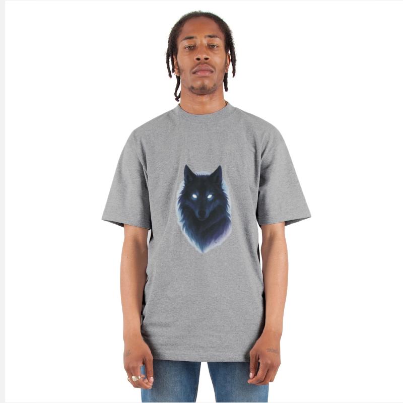 Enigmatic Howling Wolf Design