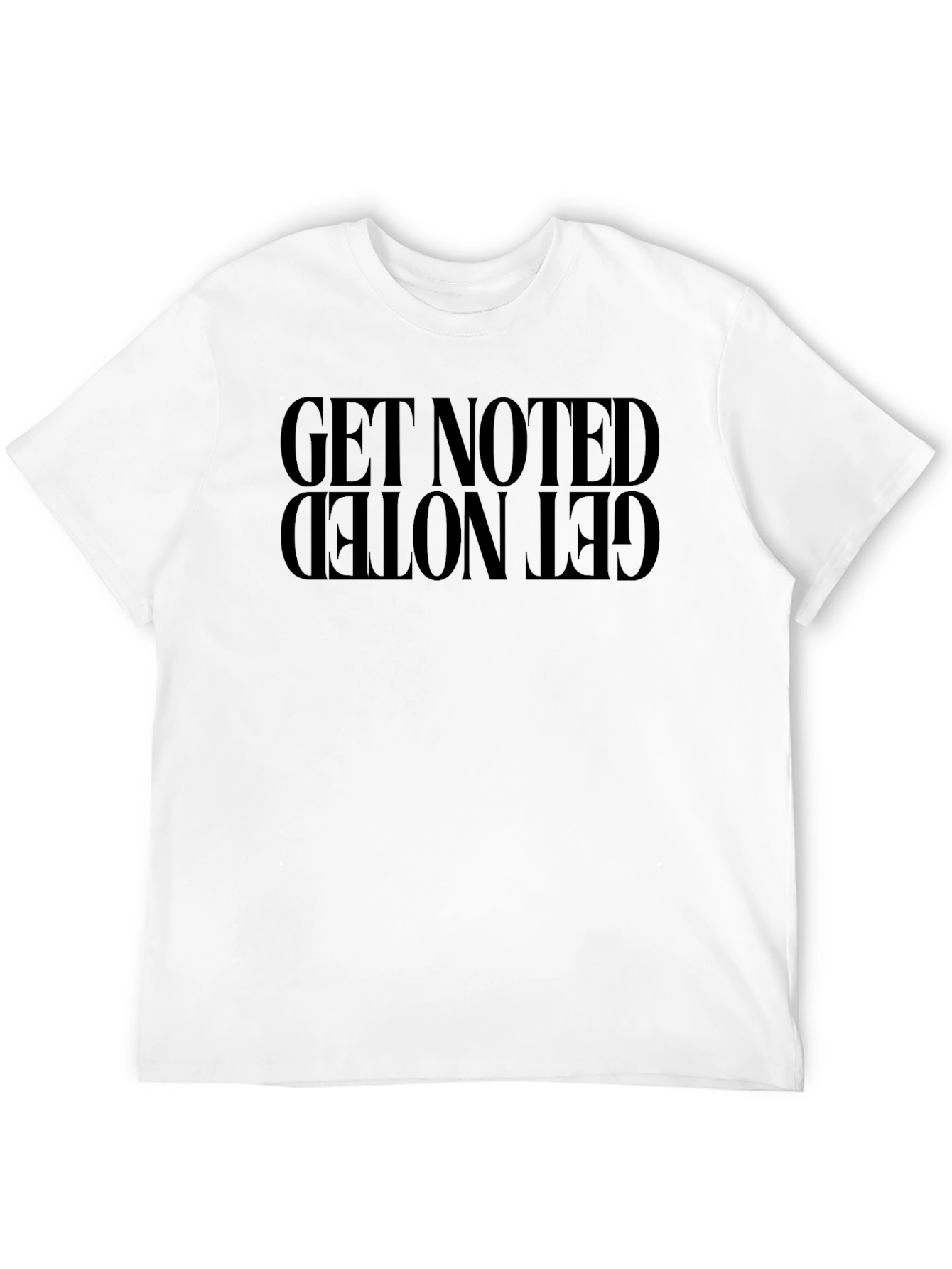 Get Noted Graphic Tee - Stylish Mens Black T-Shirt