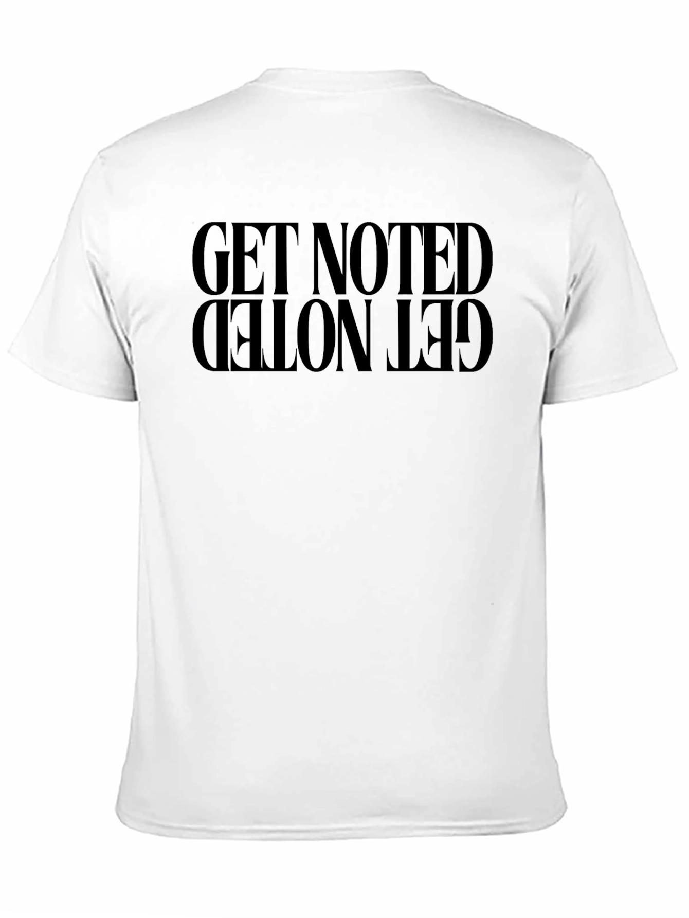 Get Noted Graphic Tee - Stylish Mens Black T-Shirt