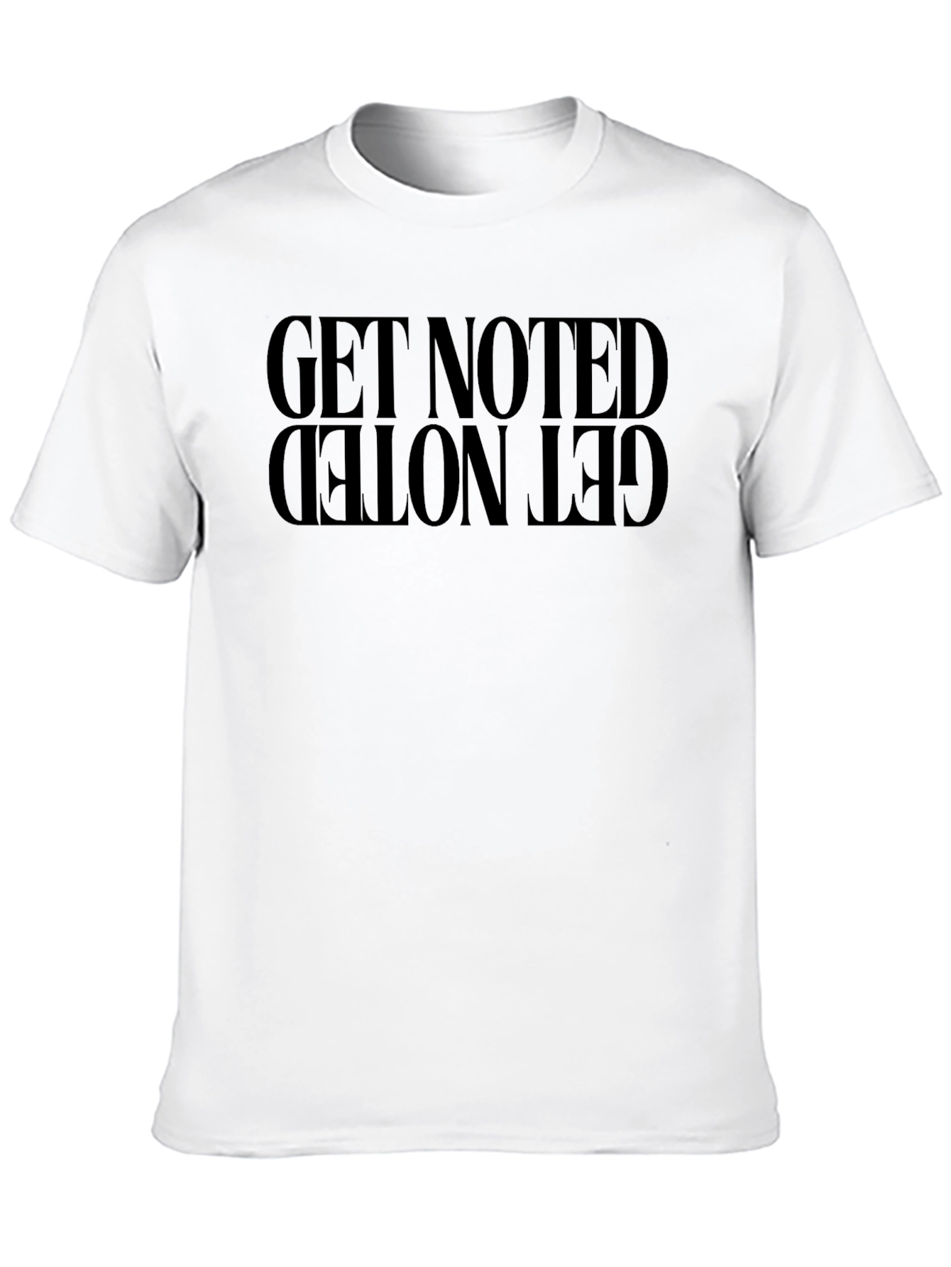 Get Noted Graphic Tee - Stylish Mens Black T-Shirt