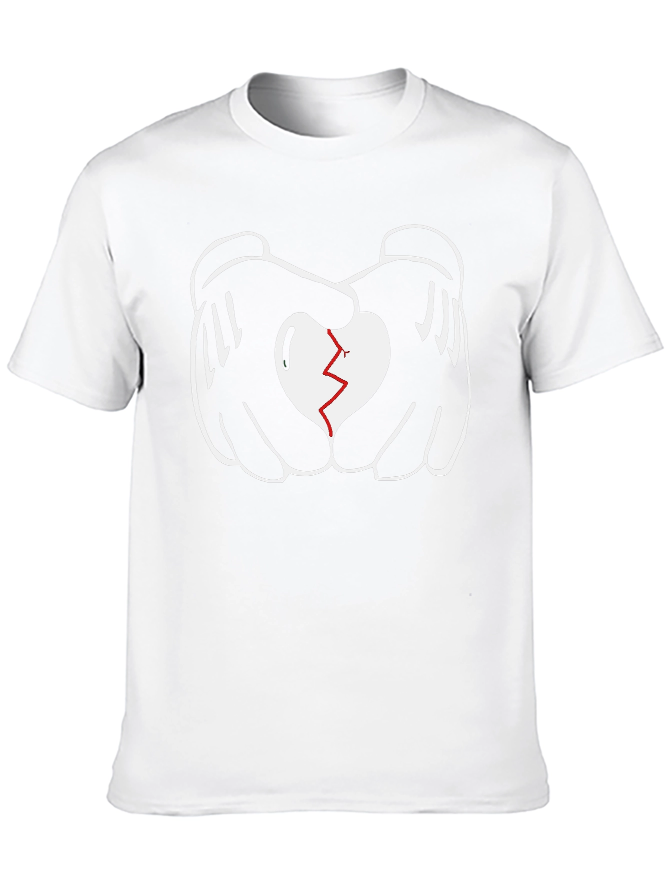 Heart Hands Graphic Tee - Black