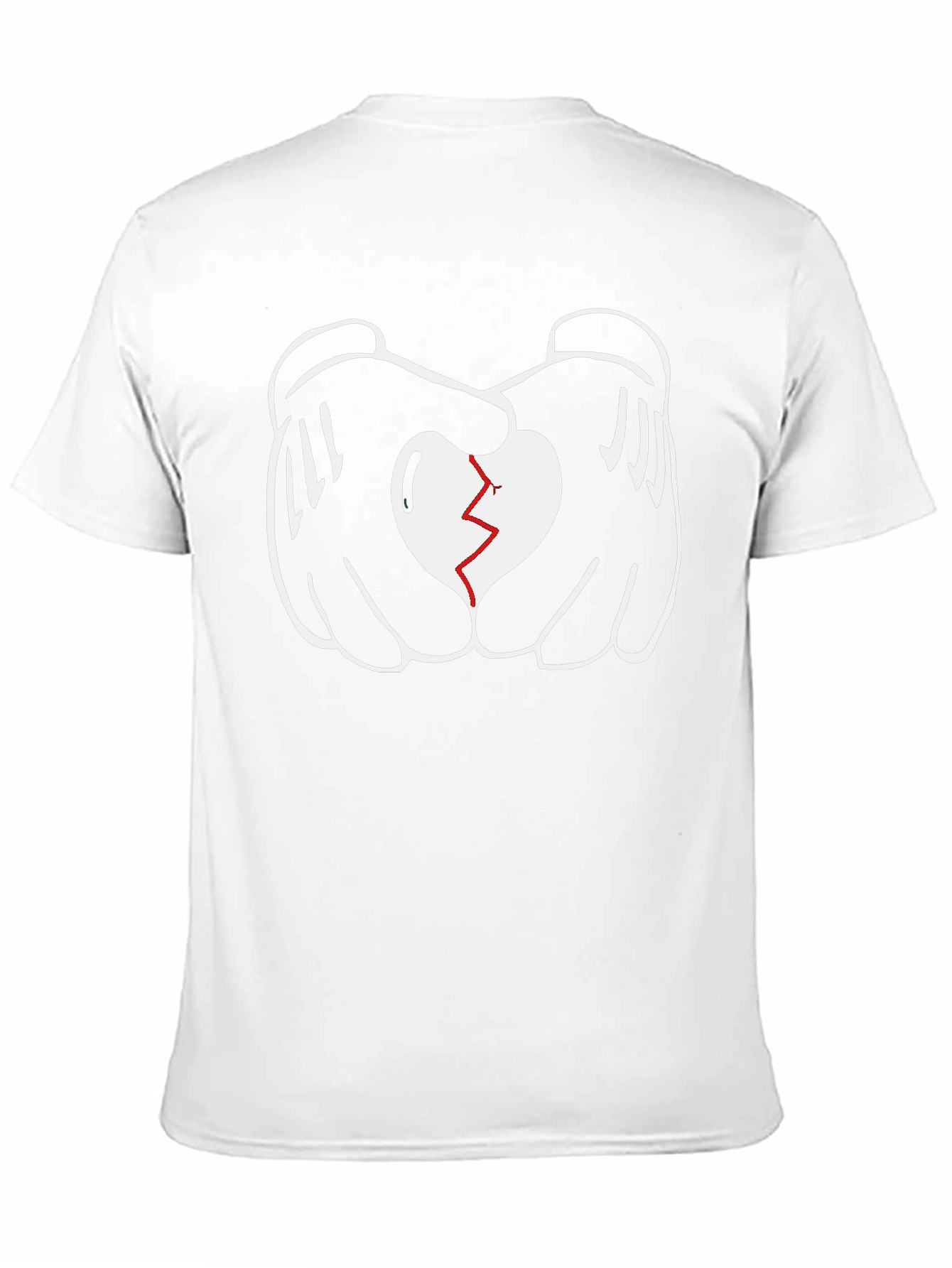 Heart Hands Graphic Tee - Black