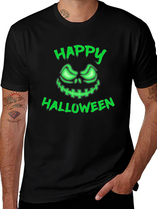 Happy Halloween Glowing Pumpkin T-Shirt