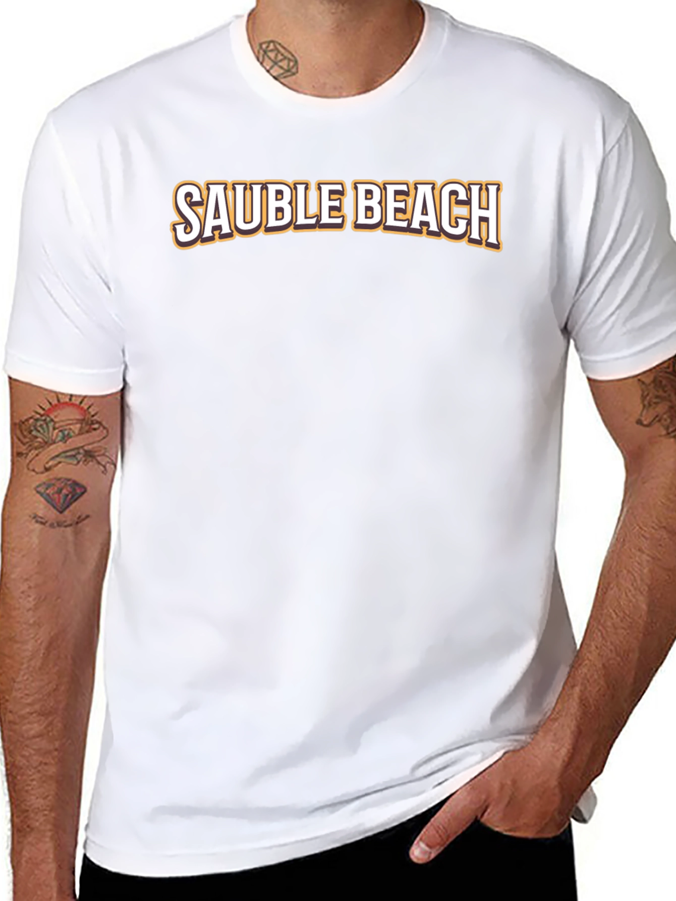 Sauble Beach Graphic Tee - Solid Black