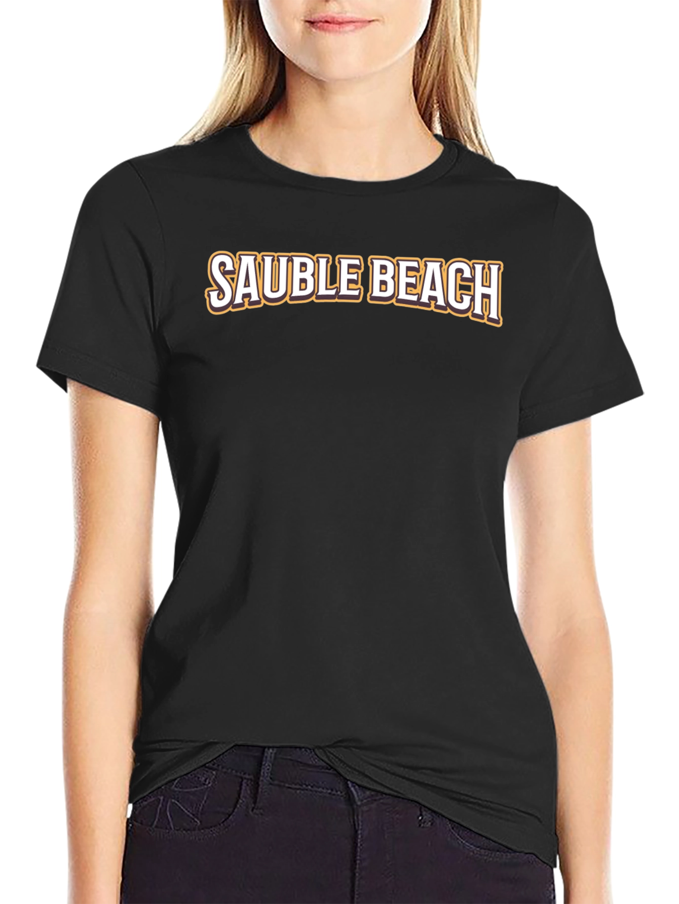 Sauble Beach Graphic Tee - Solid Black