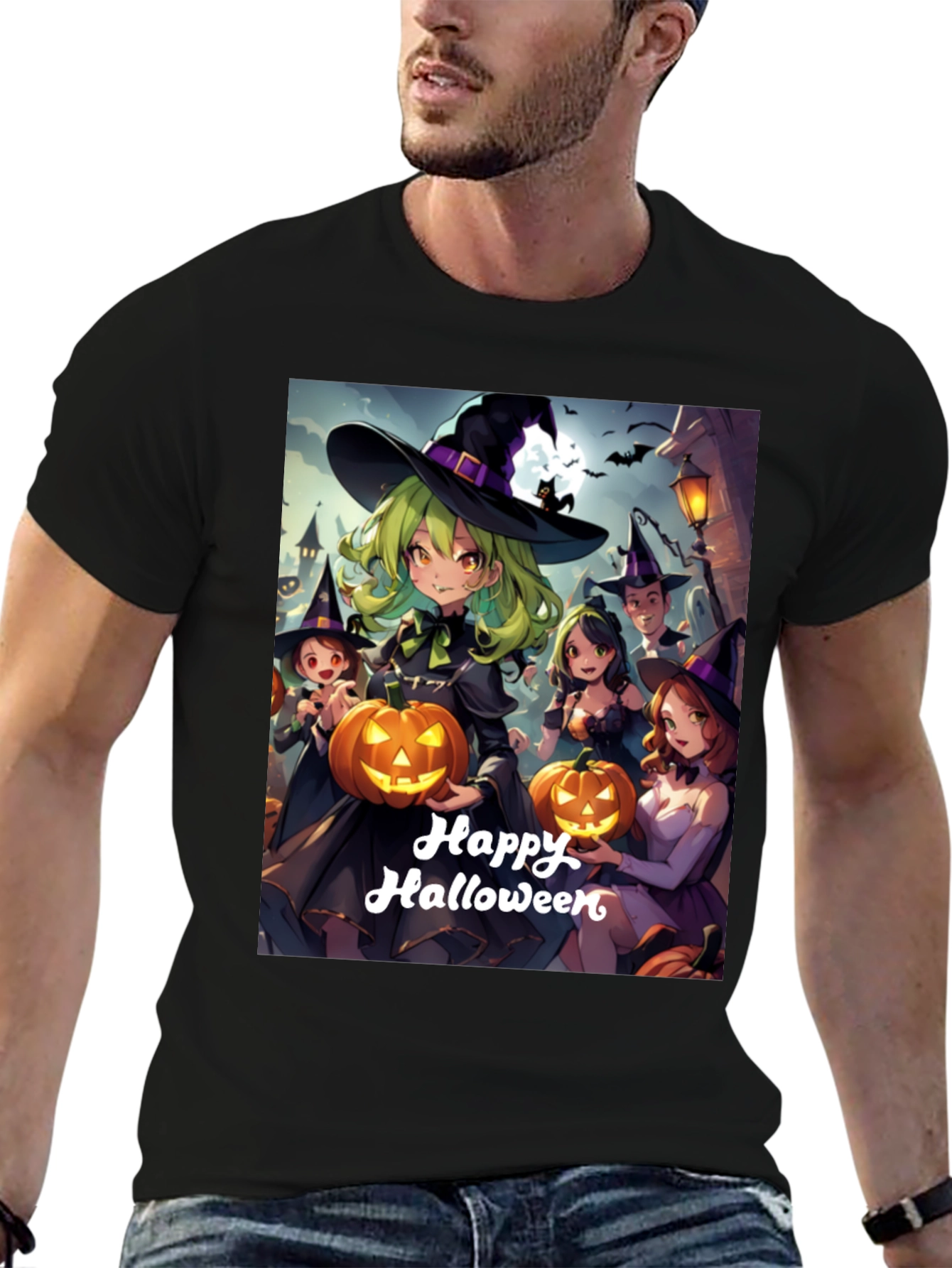 Halloween Witch Graphic Tee