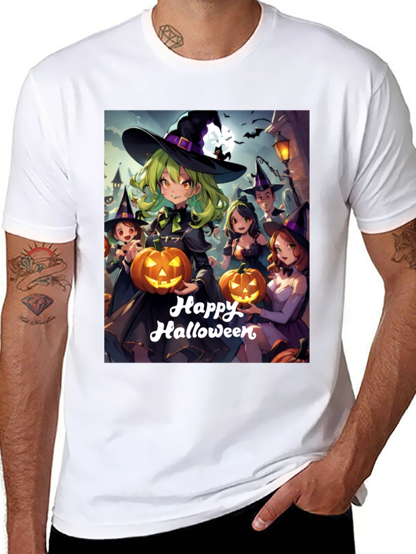 Halloween Witch Graphic Tee