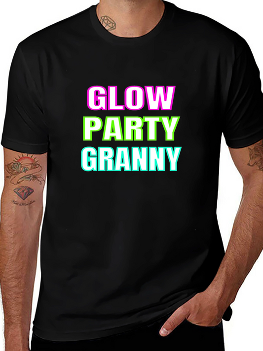 Glow Party Granny Graphic T-Shirt