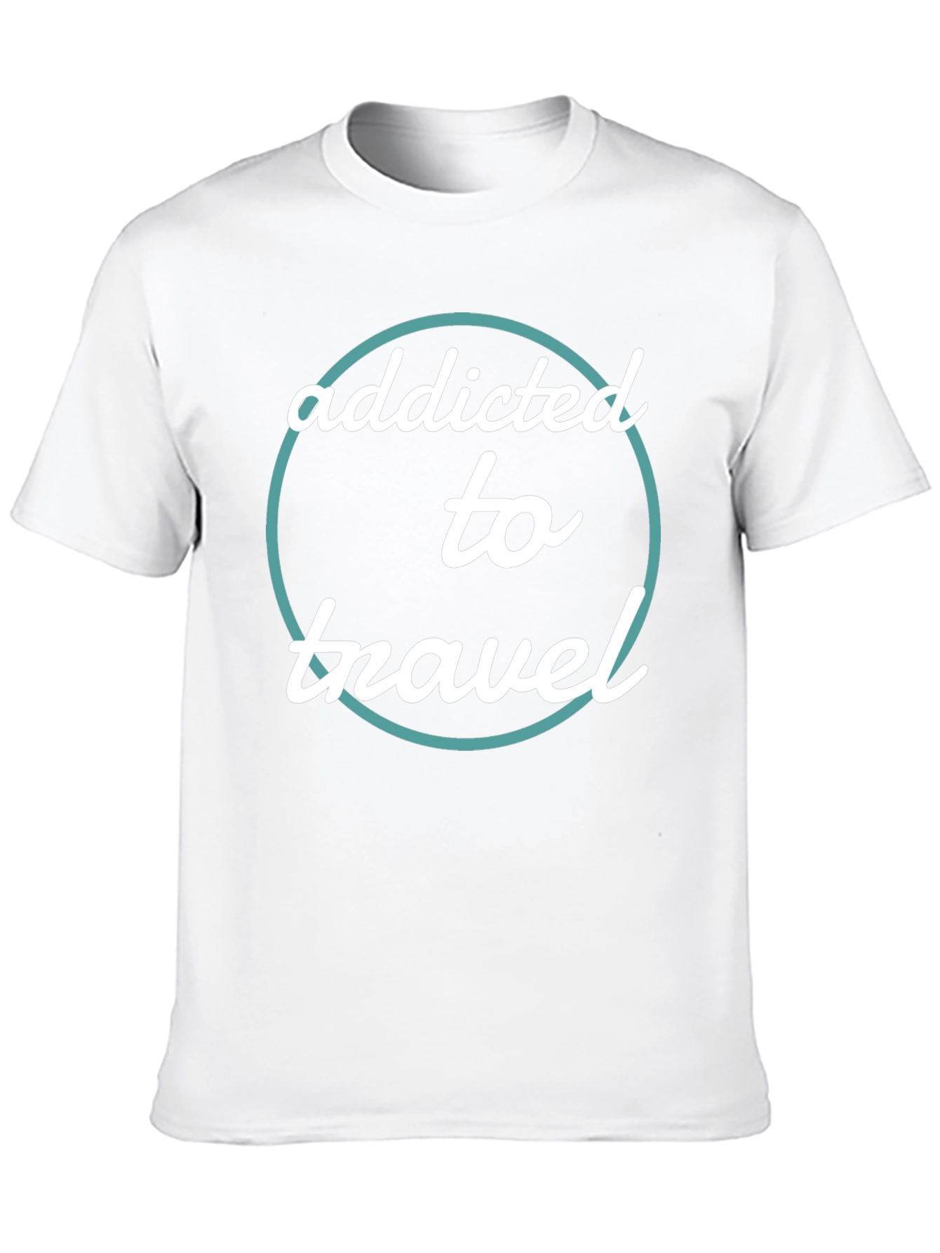 Addicted to Travel Graphic Tee - Black