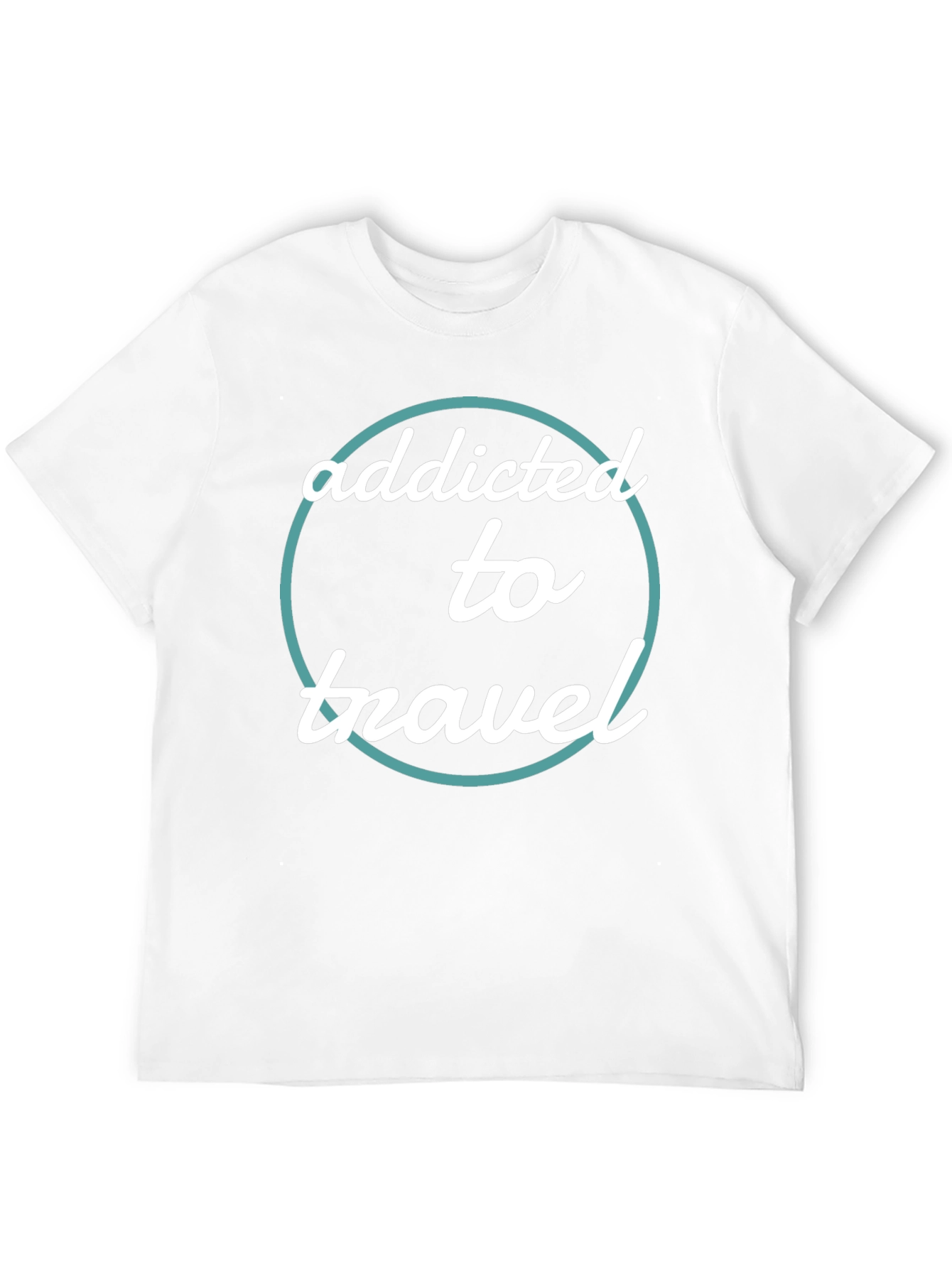 Addicted to Travel Graphic Tee - Black