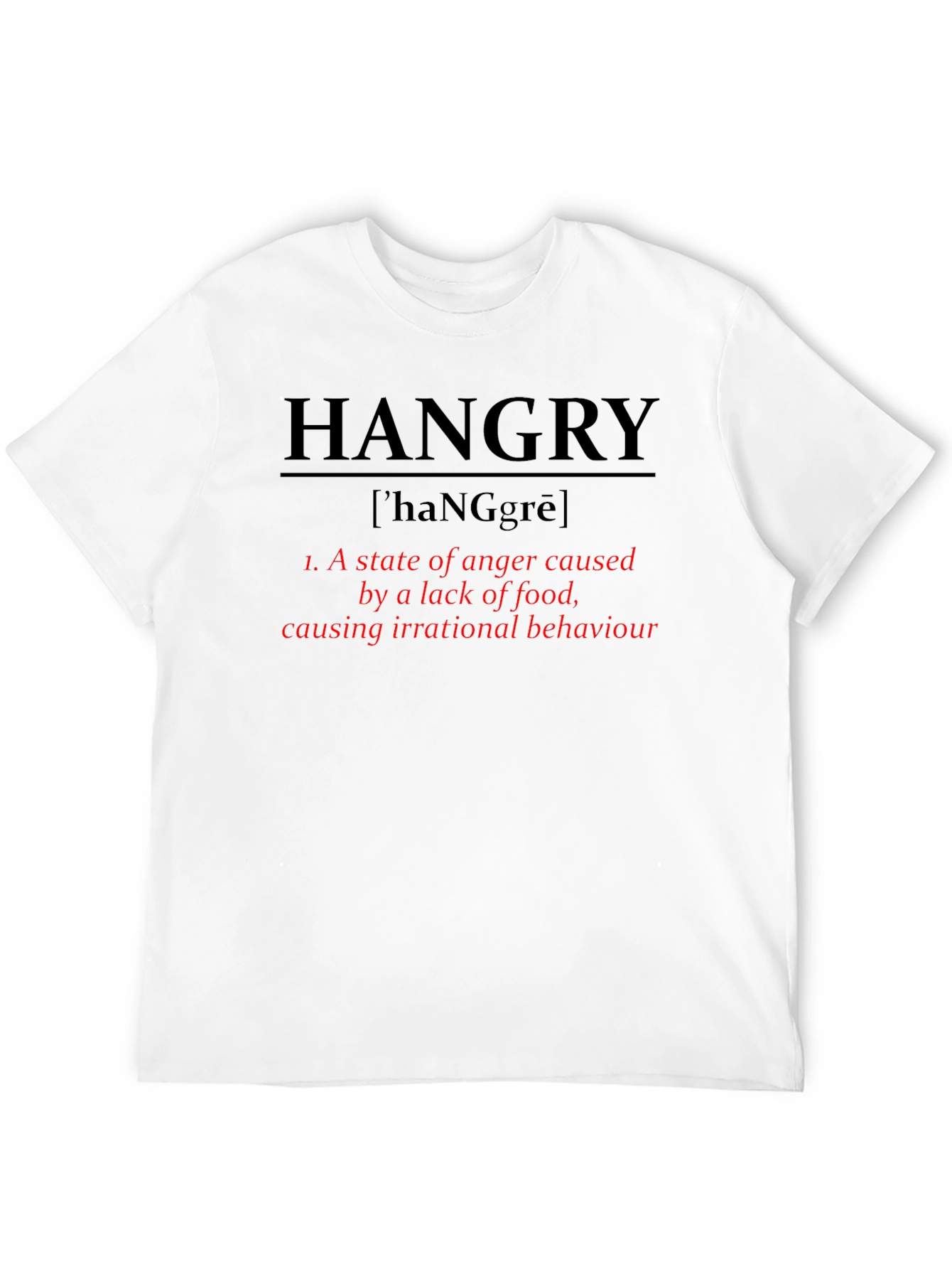 Hangry Definition Graphic T-Shirt