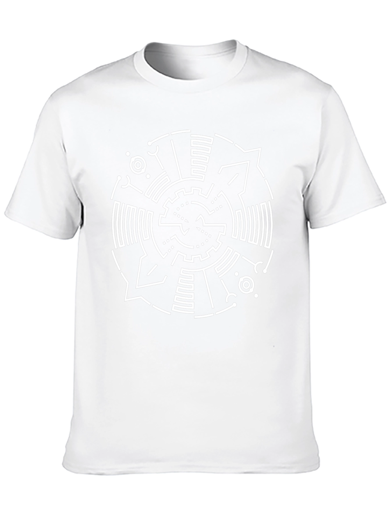 Abstract Geometric Graphic Print T-Shirt