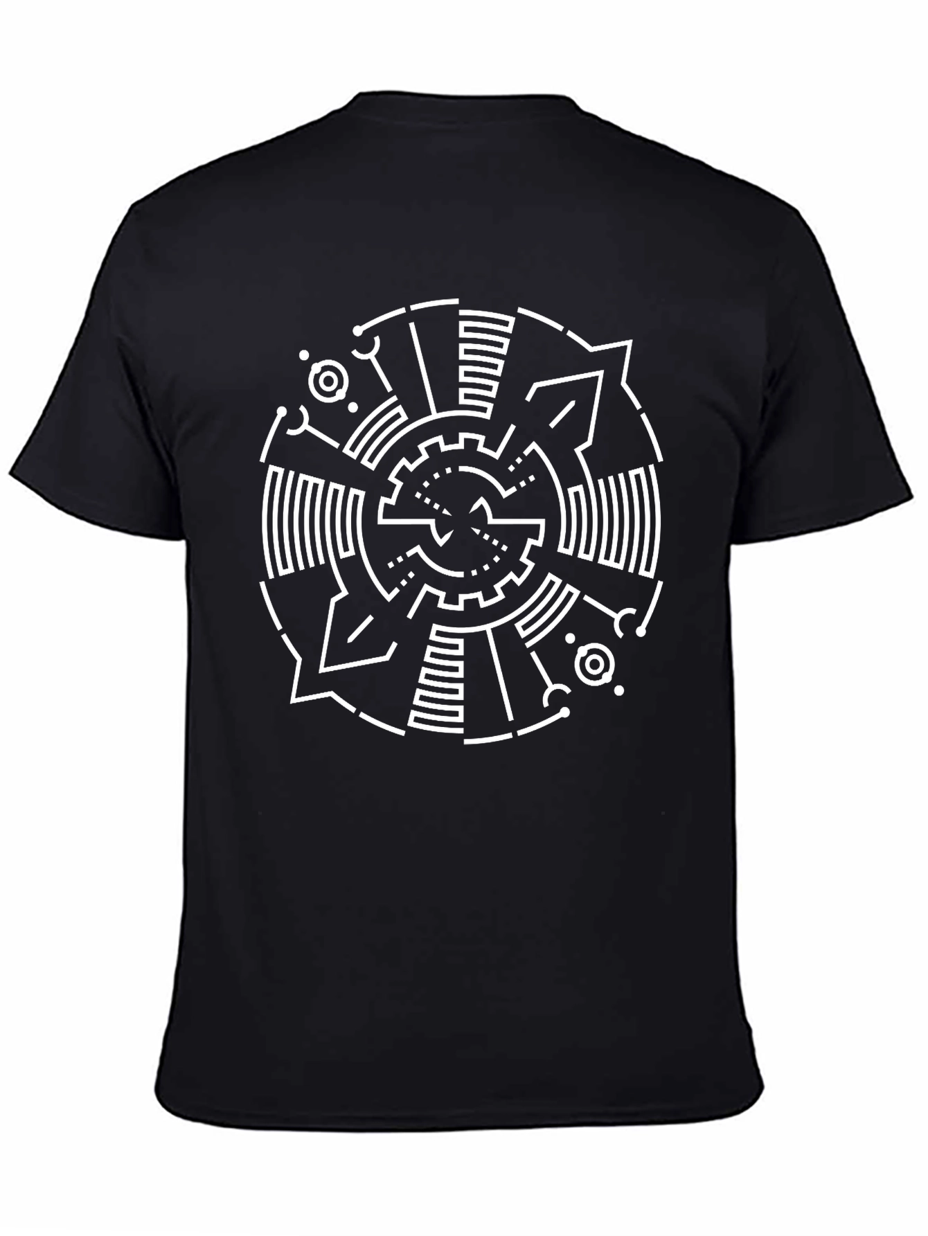 Abstract Geometric Graphic Print T-Shirt