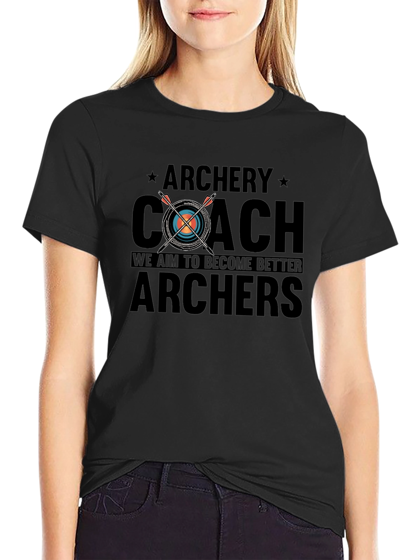 Archery Coach T-Shirt: Aim to Become Better Archers