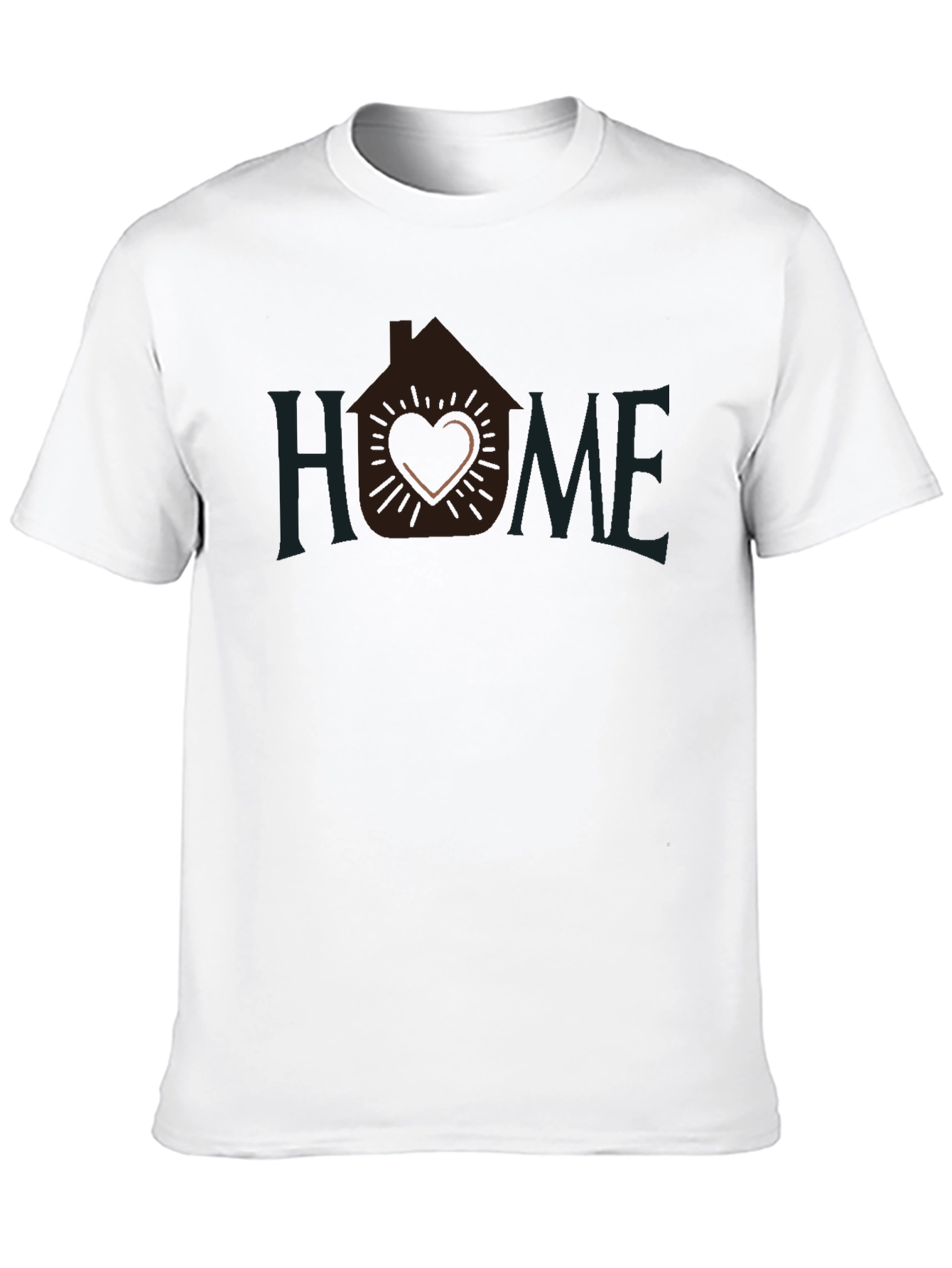 Heart Home Graphic Tee - Stylish Comfort