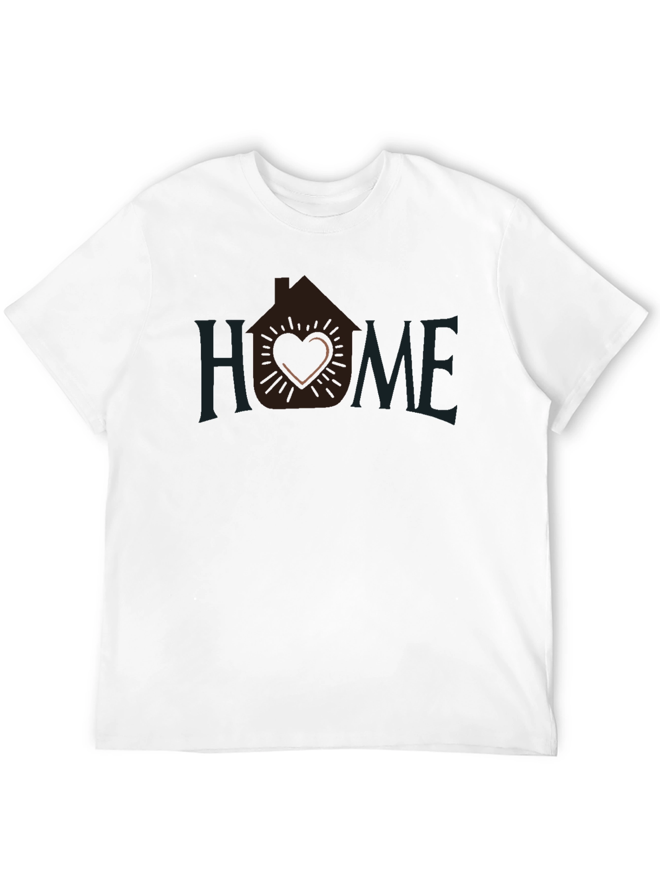 Heart Home Graphic Tee - Stylish Comfort