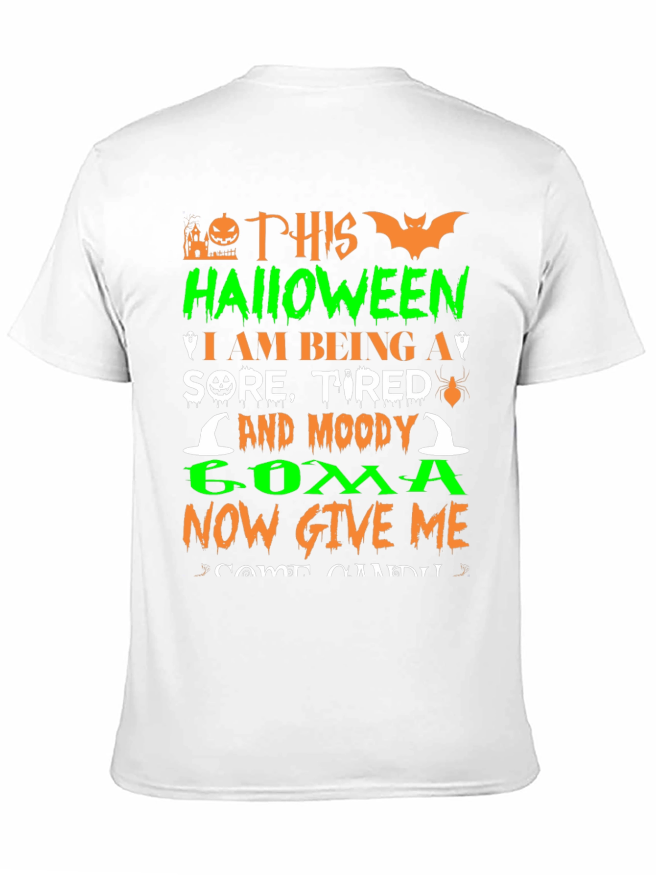 Halloween Sore Tired Moody Coma T-Shirt
