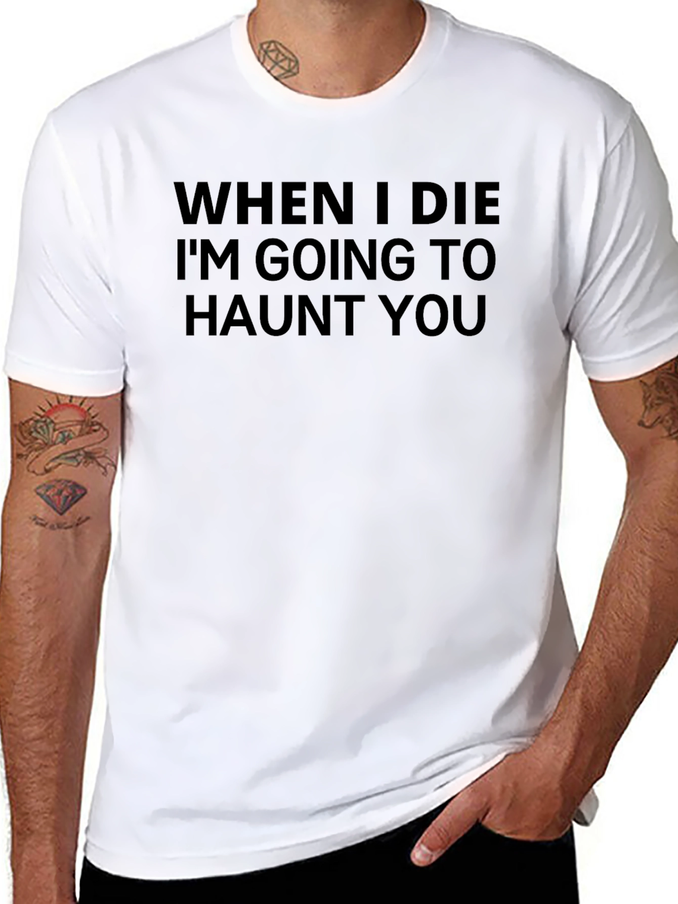 Haunted Afterlife T-Shirt - Dark Humor Tee
