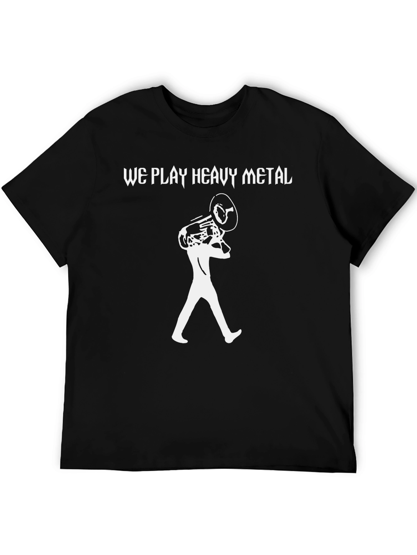 Heavy Metal Tuba Player Graphic Tee