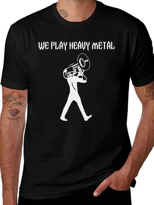Heavy Metal Tuba Player Graphic Tee