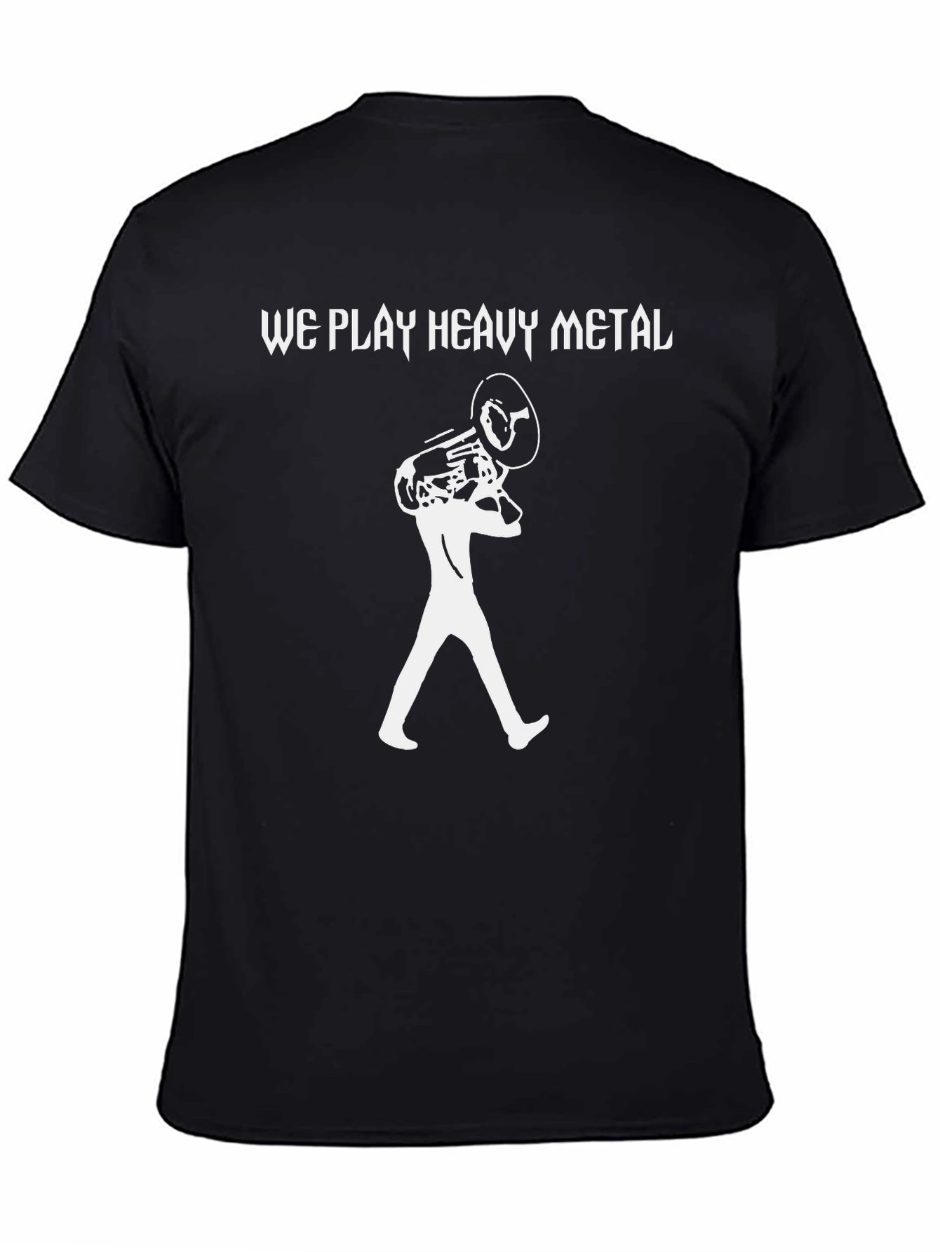 Heavy Metal Tuba Player Graphic Tee