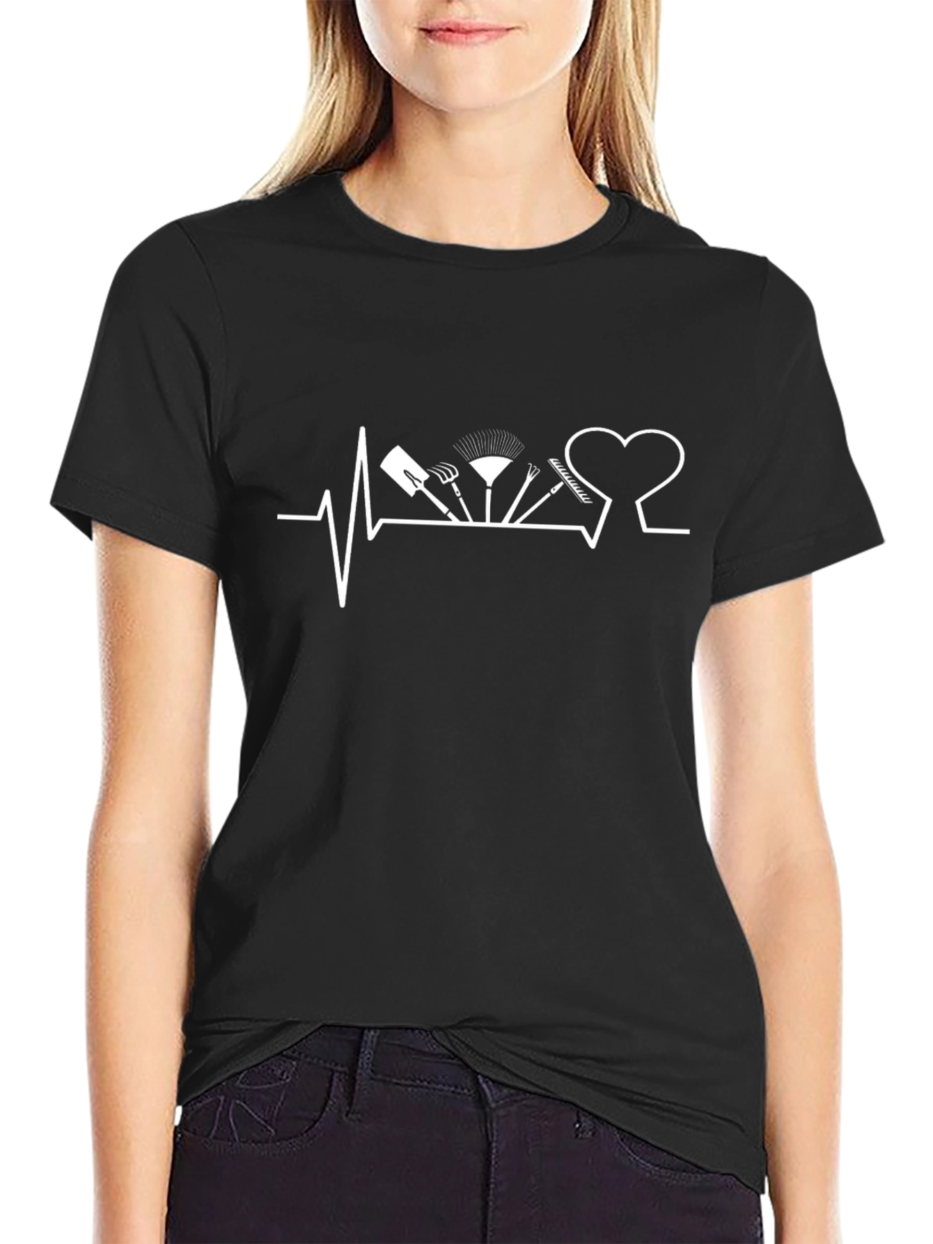 Gardening Heartbeat T-Shirt