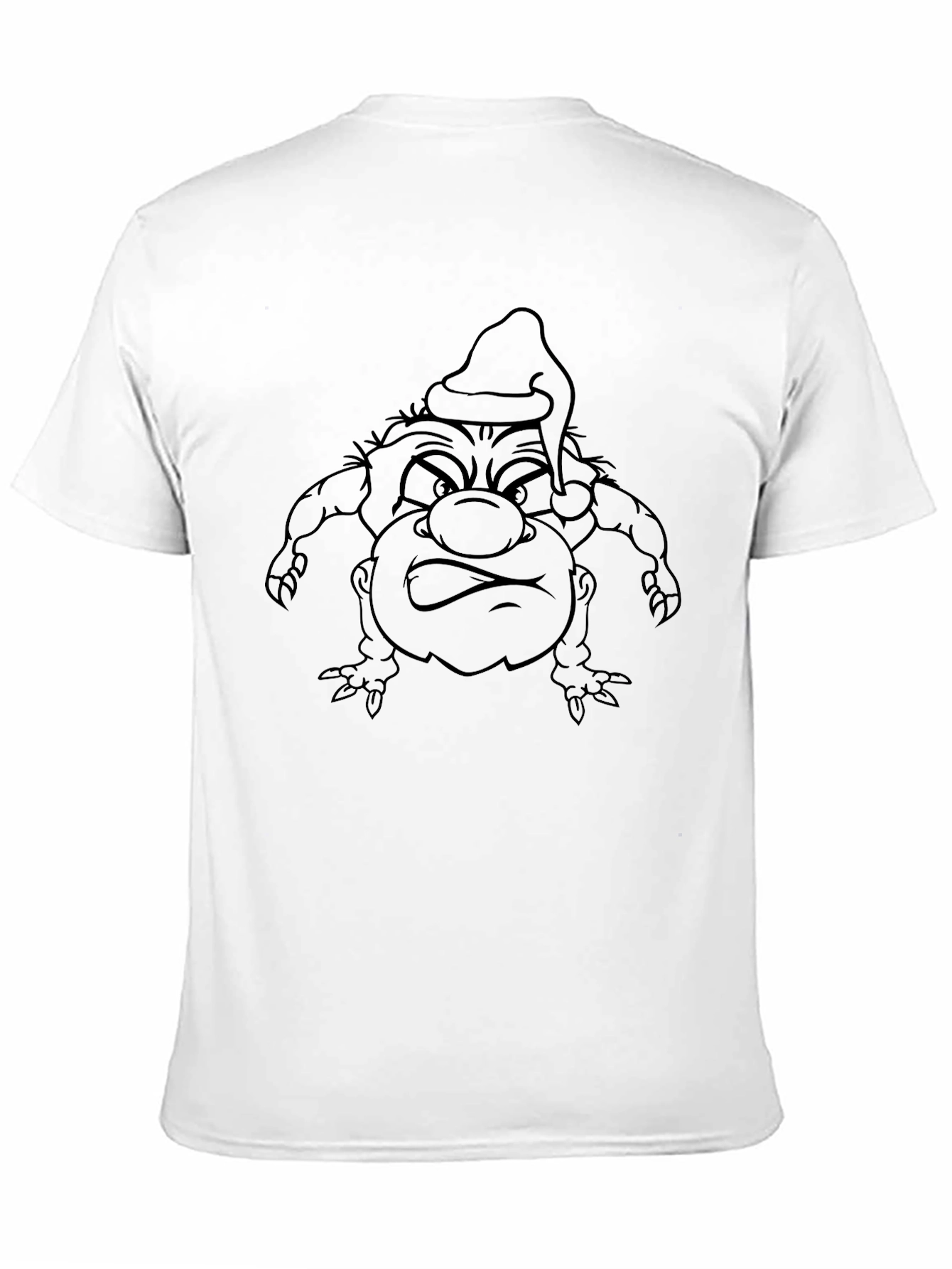 Grinch Graphic Print Black T-Shirt