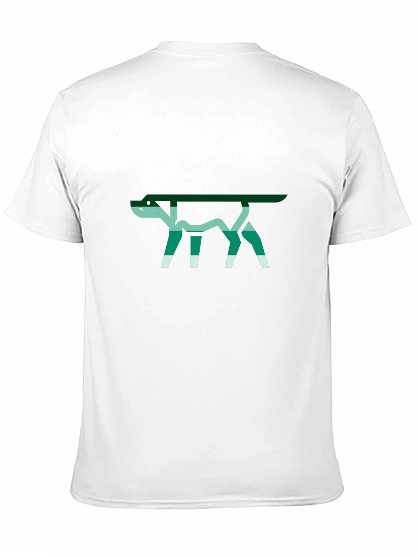Abstract Dog Graphic Tee - Stylish Black T-Shirt
