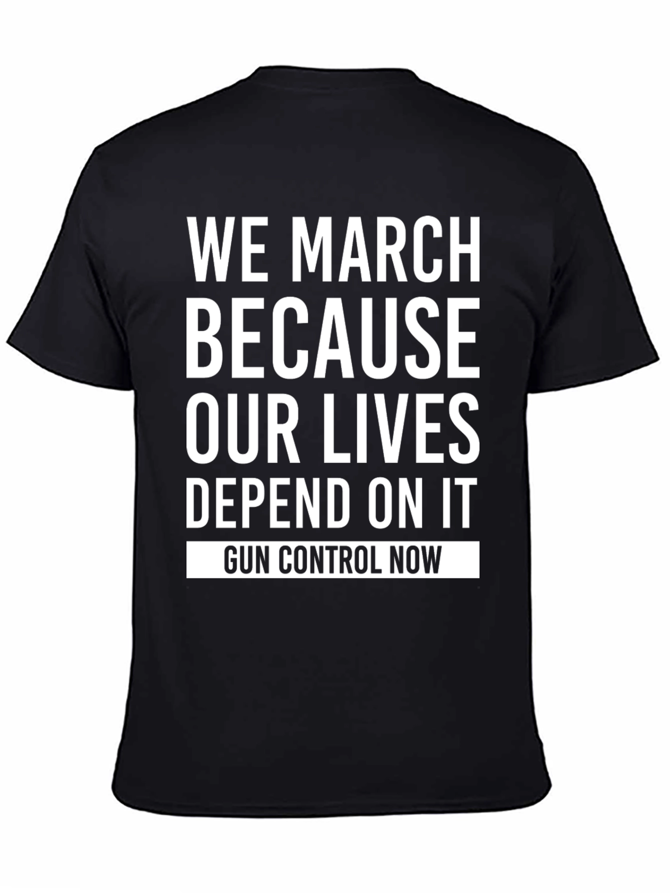 Gun Control Now T-Shirt - We March