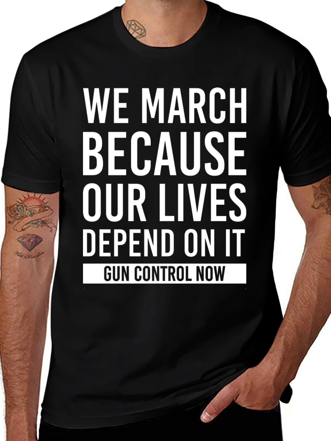 Gun Control Now T-Shirt - We March