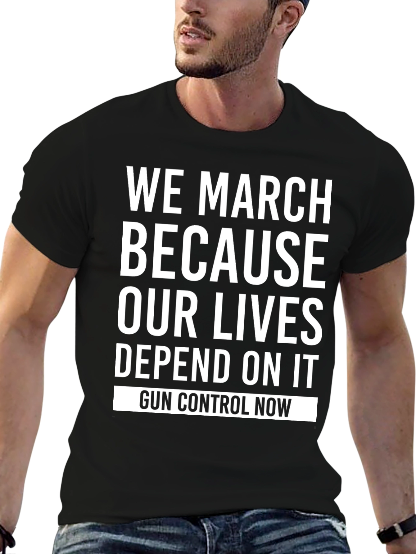 Gun Control Now T-Shirt - We March