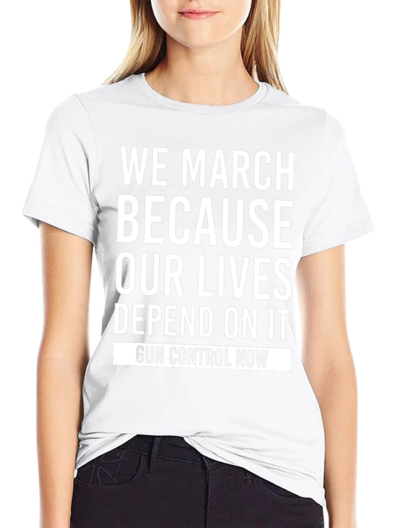 Gun Control Now T-Shirt - We March