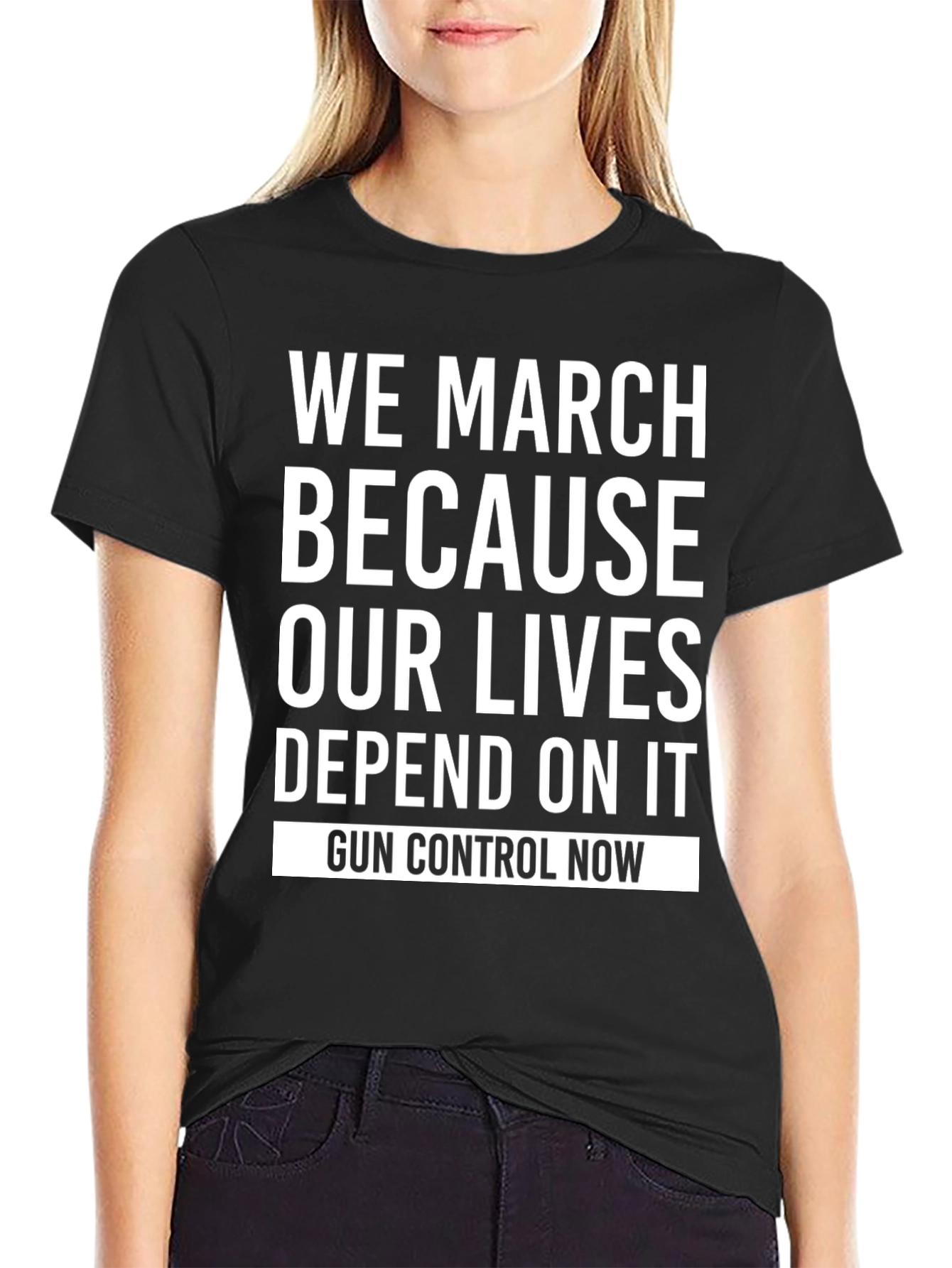 Gun Control Now T-Shirt - We March