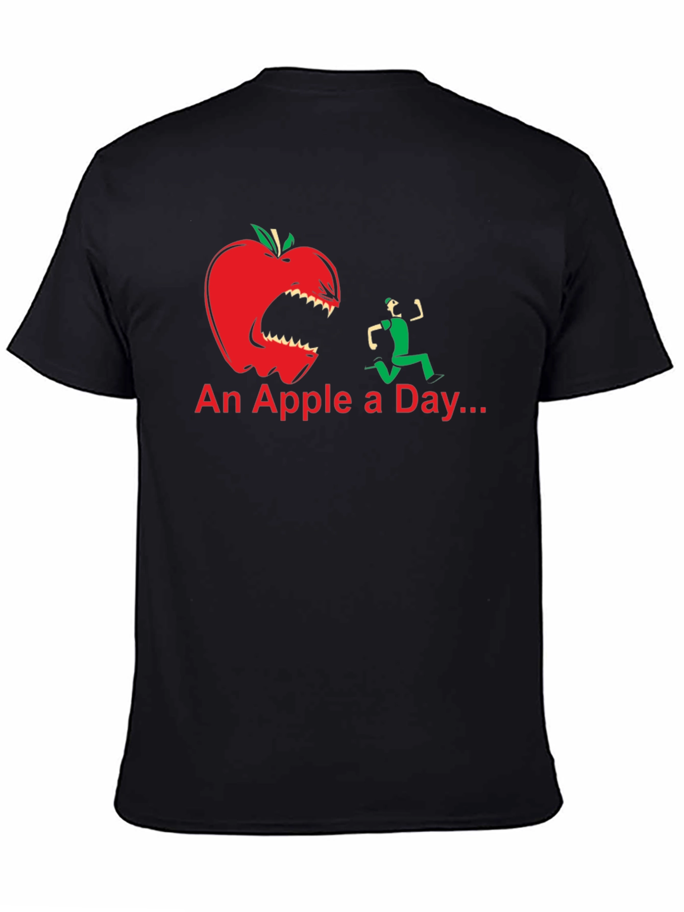 An Apple a Day Funny Graphic T-Shirt