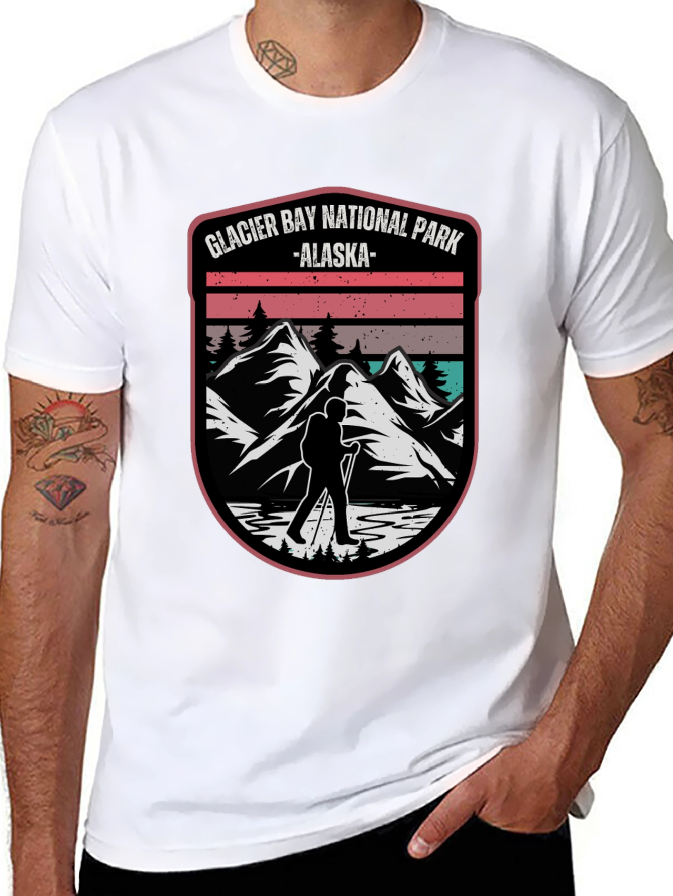 Glacier Bay National Park Hiking T-Shirt