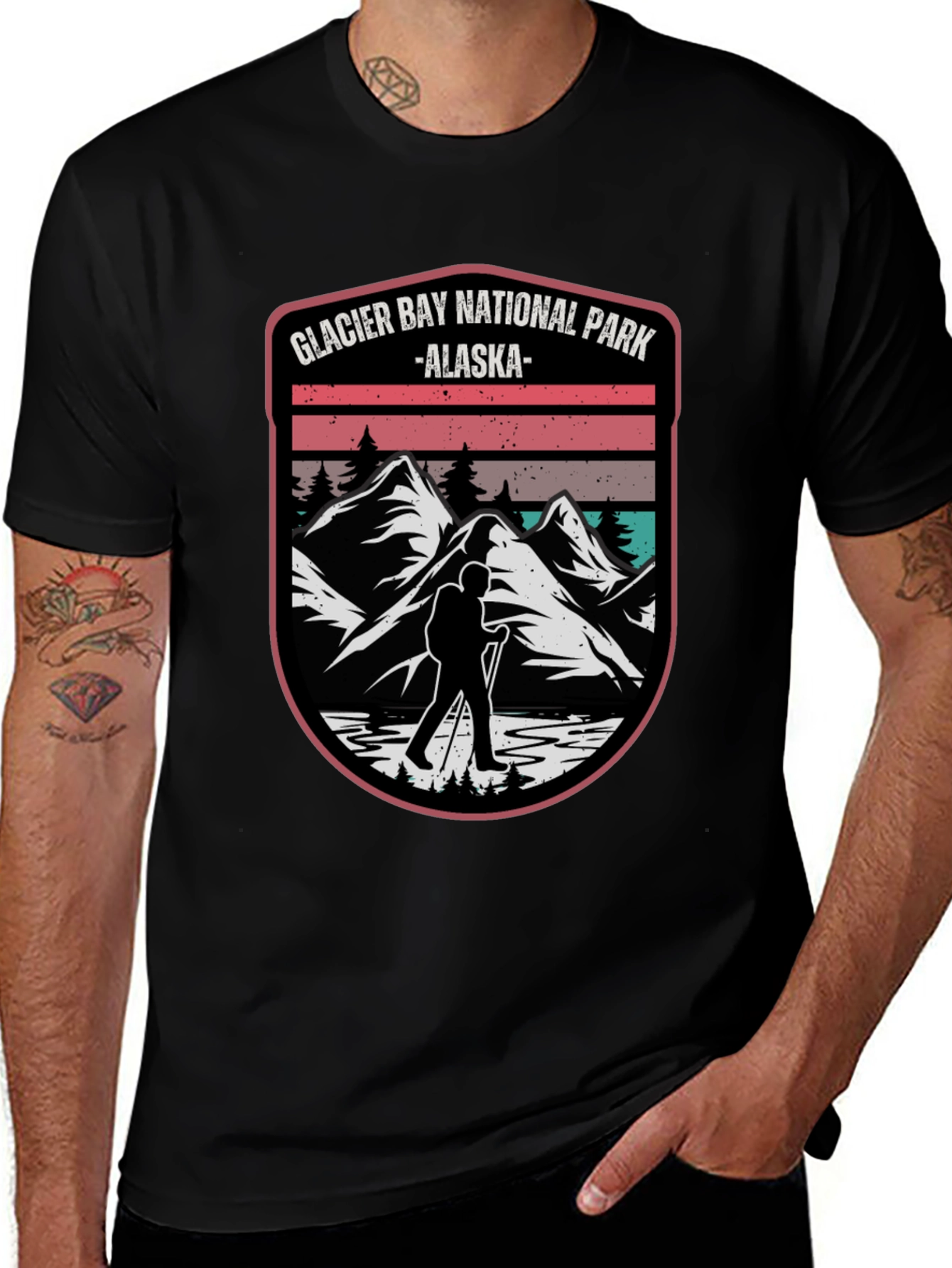 Glacier Bay National Park Hiking T-Shirt
