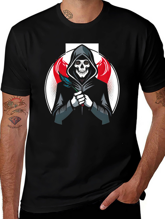 Grim Reaper Graphic T-Shirt - Black