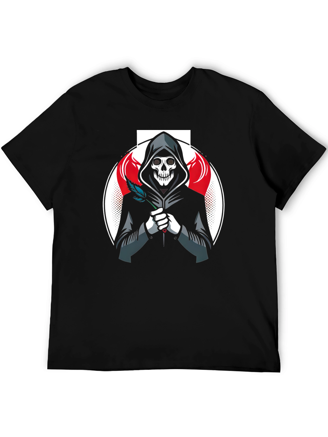 Grim Reaper Graphic T-Shirt - Black