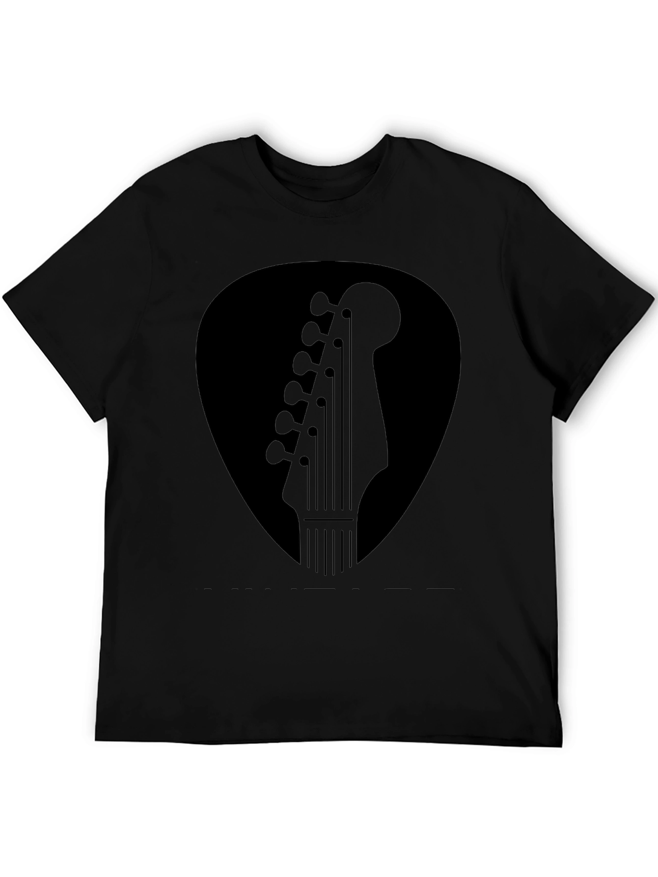 Guitar Pick Headstock Graphic T-Shirt