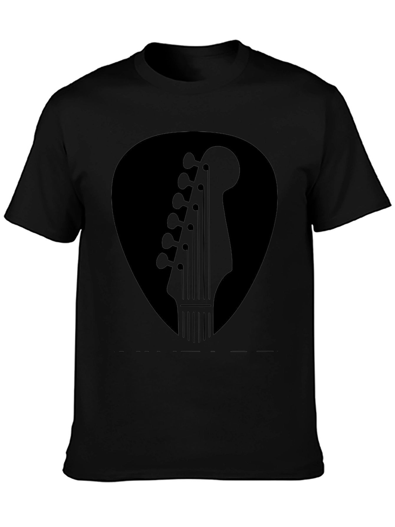 Guitar Pick Headstock Graphic T-Shirt