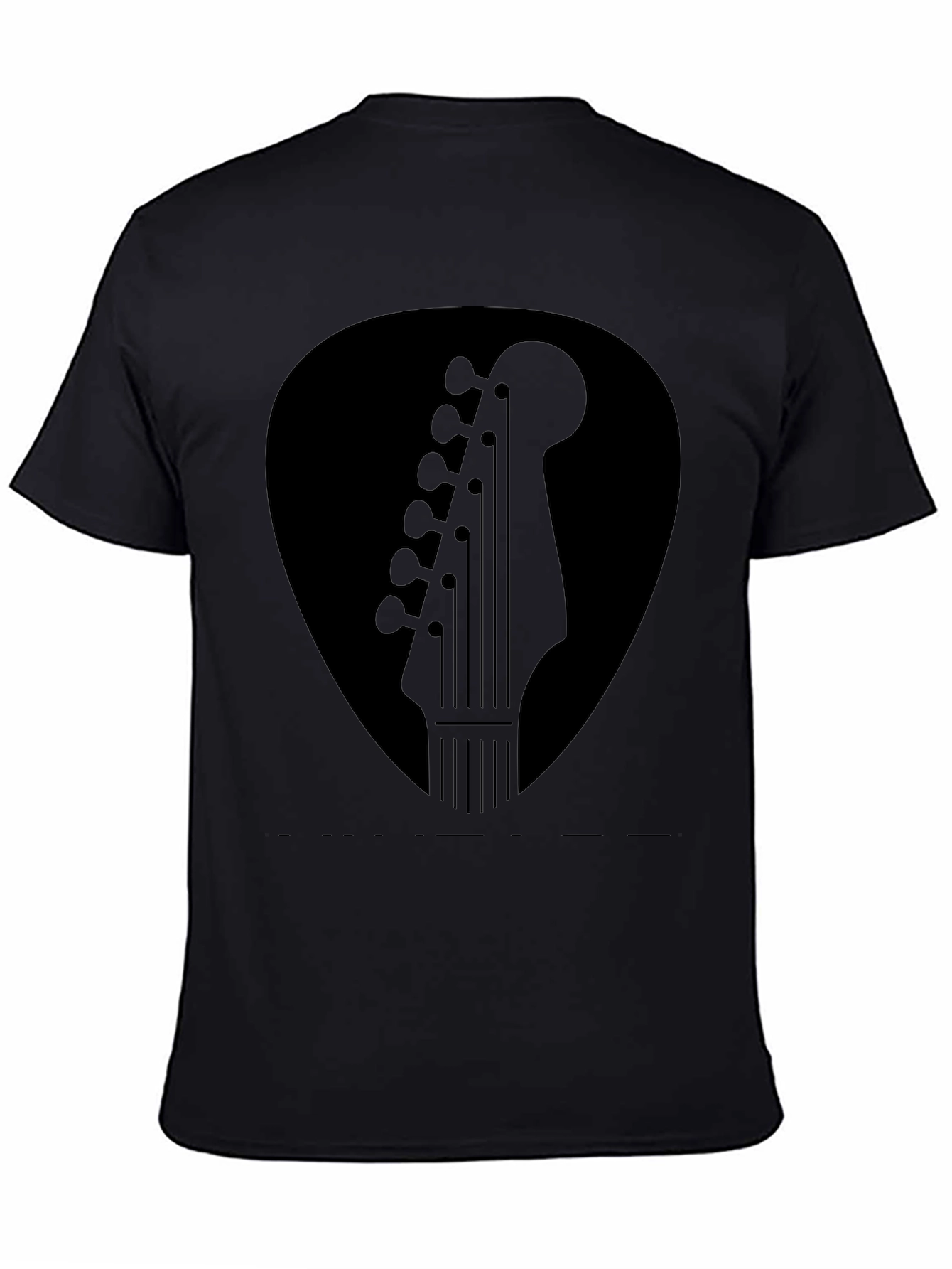Guitar Pick Headstock Graphic T-Shirt
