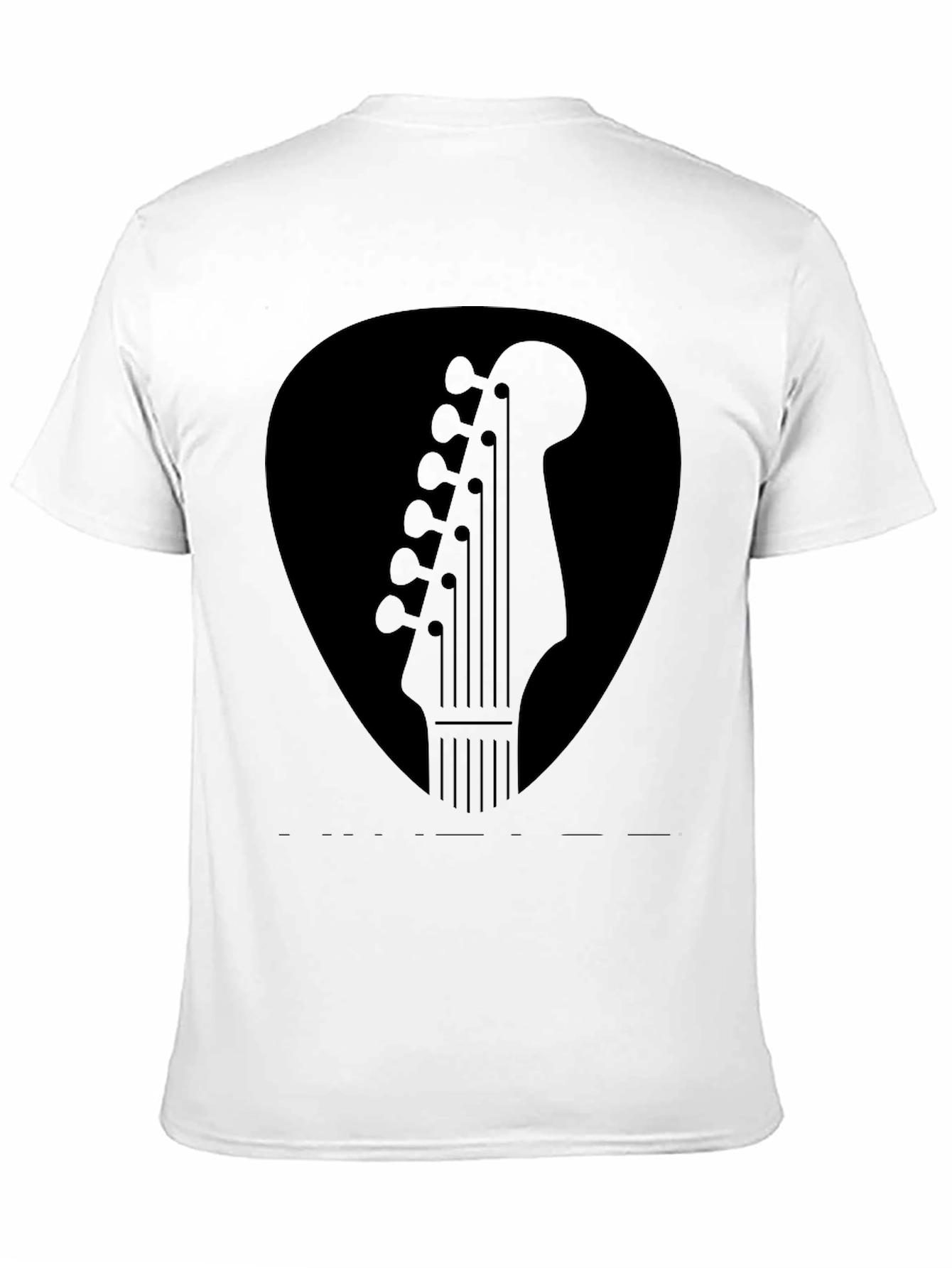 Guitar Pick Headstock Graphic T-Shirt